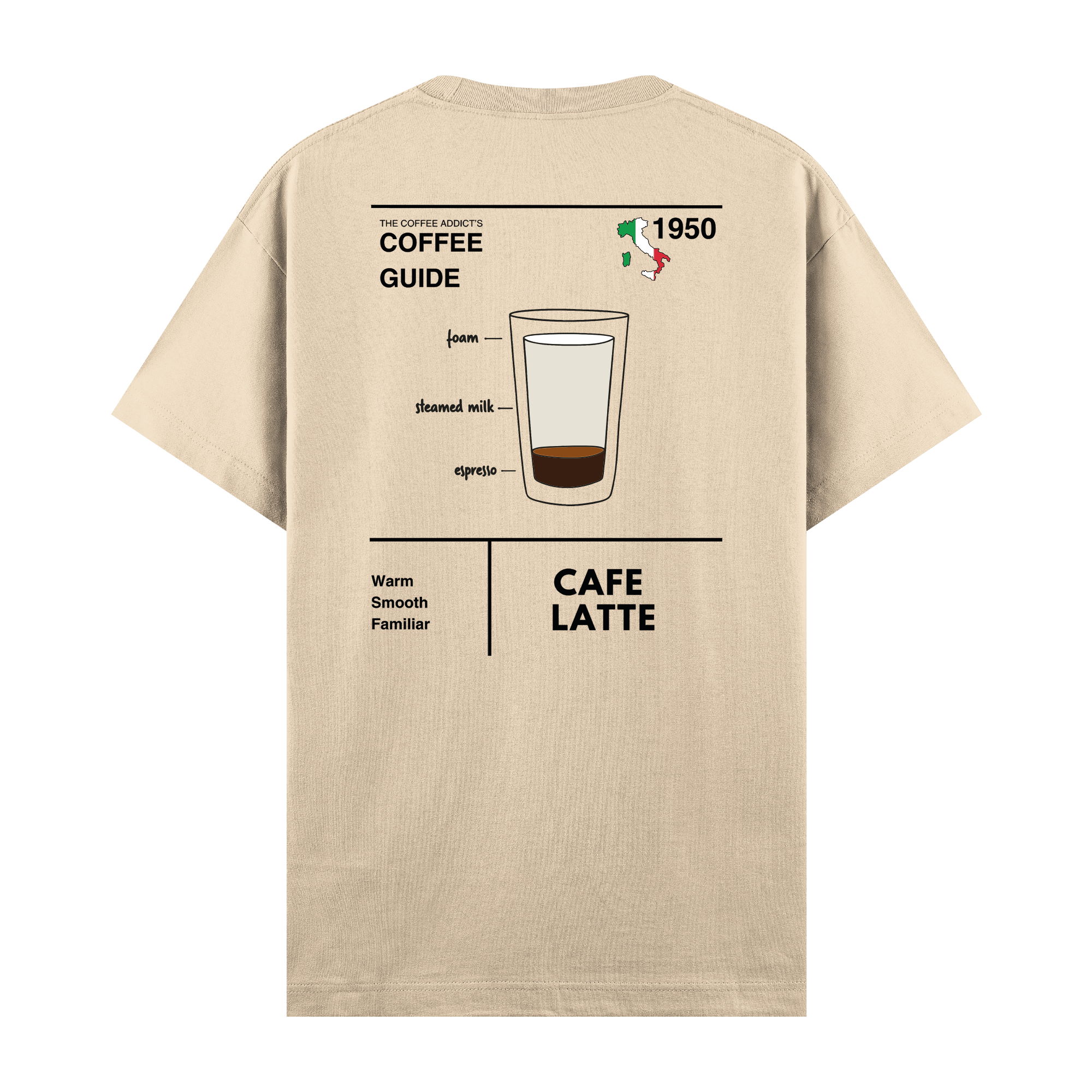 Cafe Latte- Regular Fit T-shirt