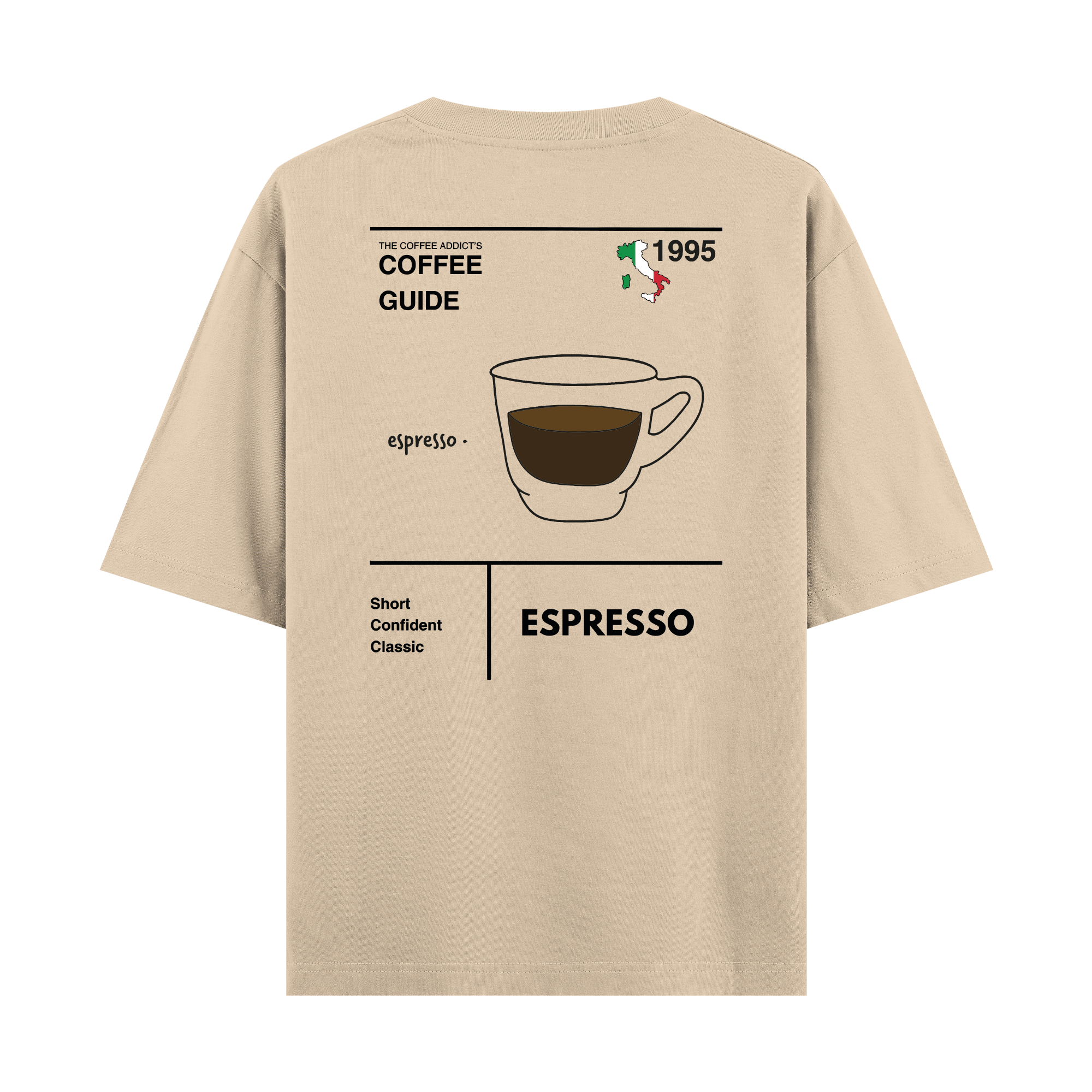 Espresso - Oversize T-shirt