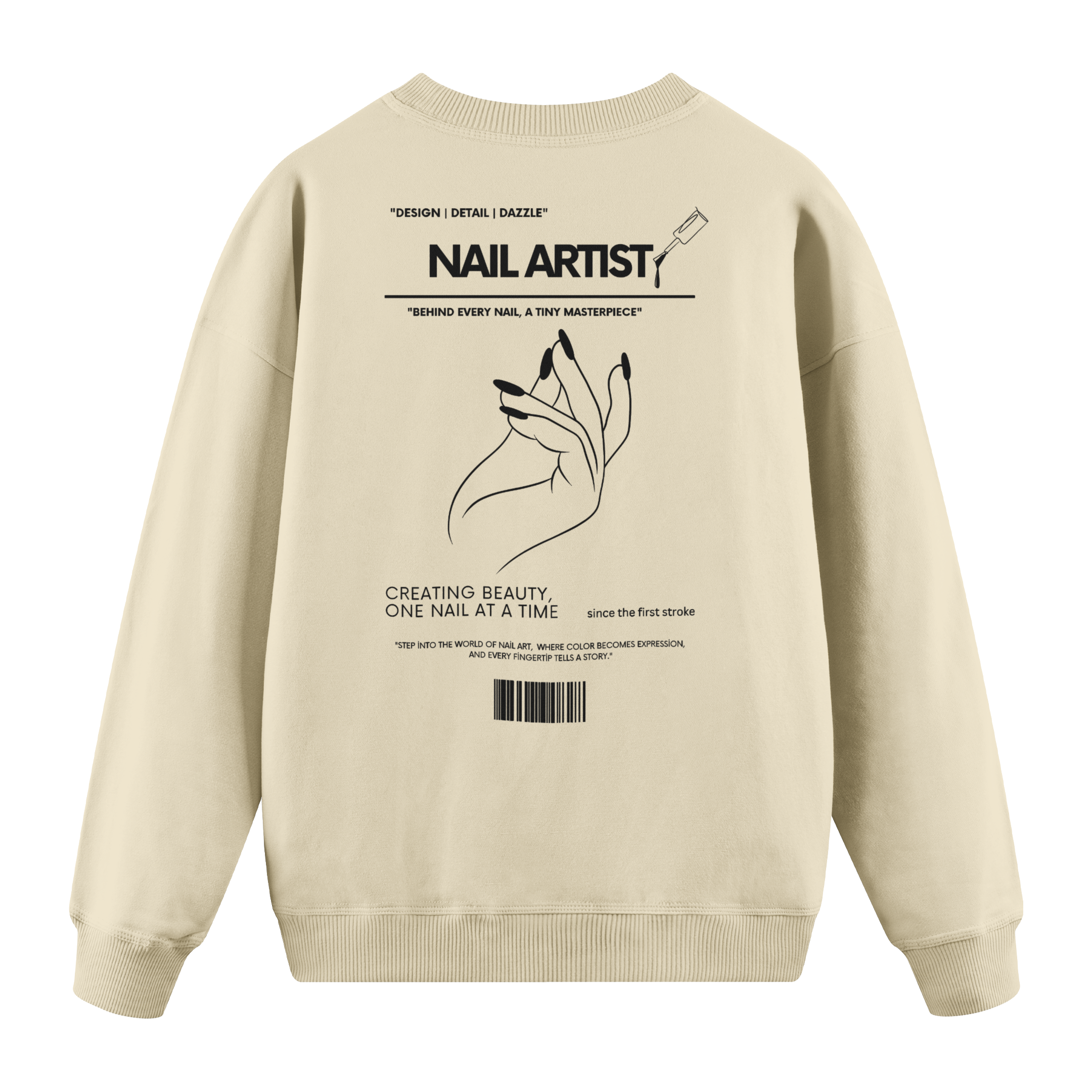 Nail Artist - Regular Fit Sweatshirt