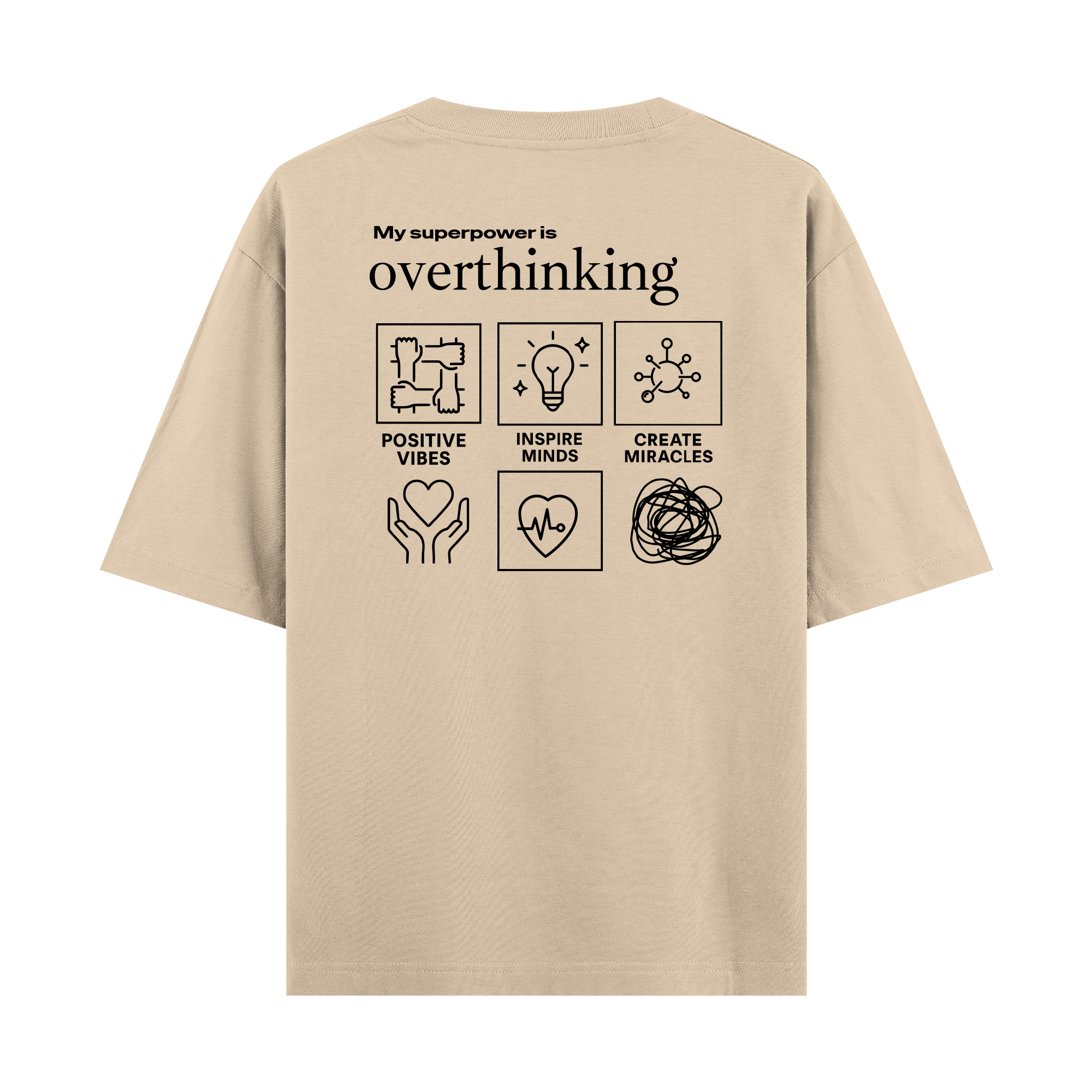 Overthinking - Oversize T-shirt