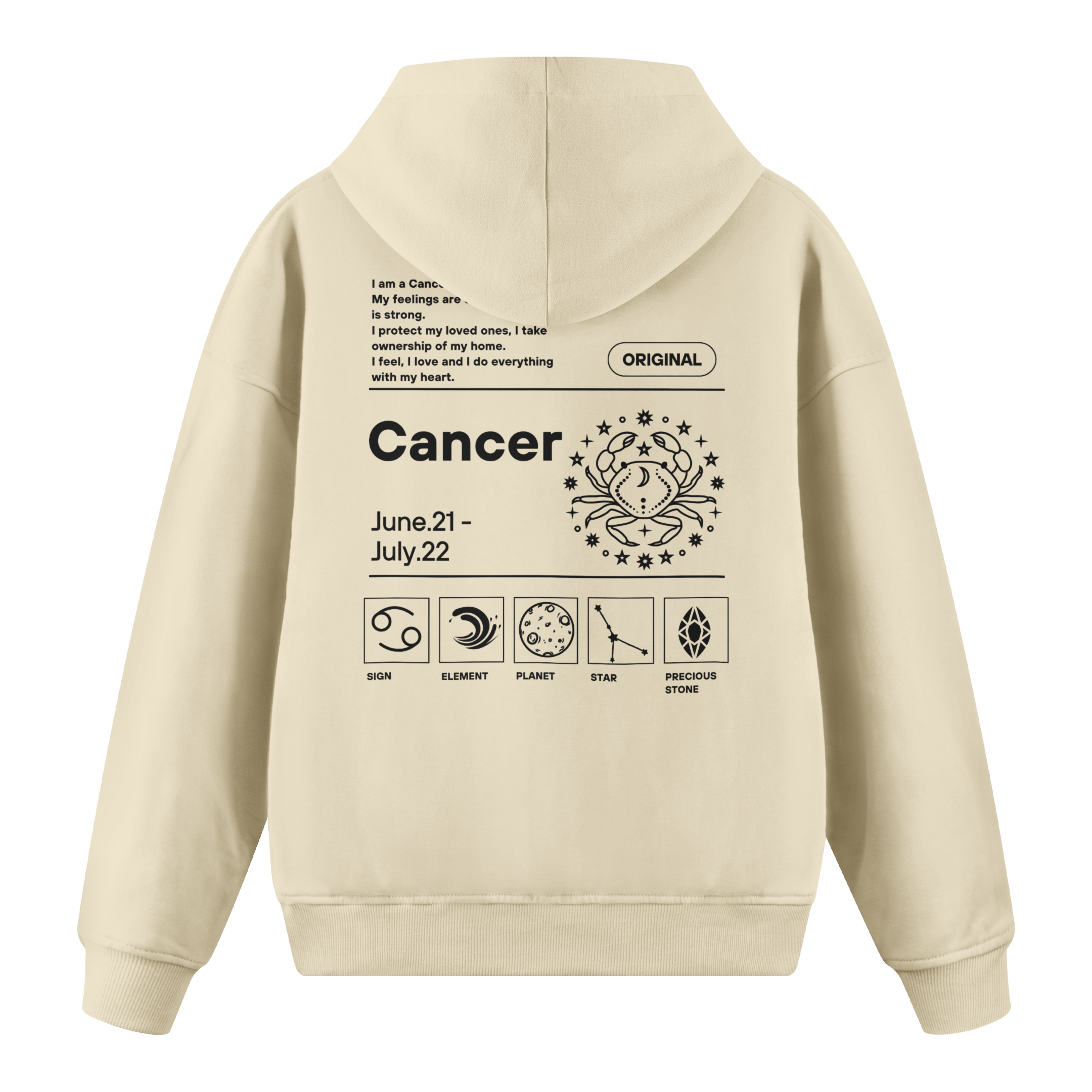 Cancer - Regular Fit Hoodie