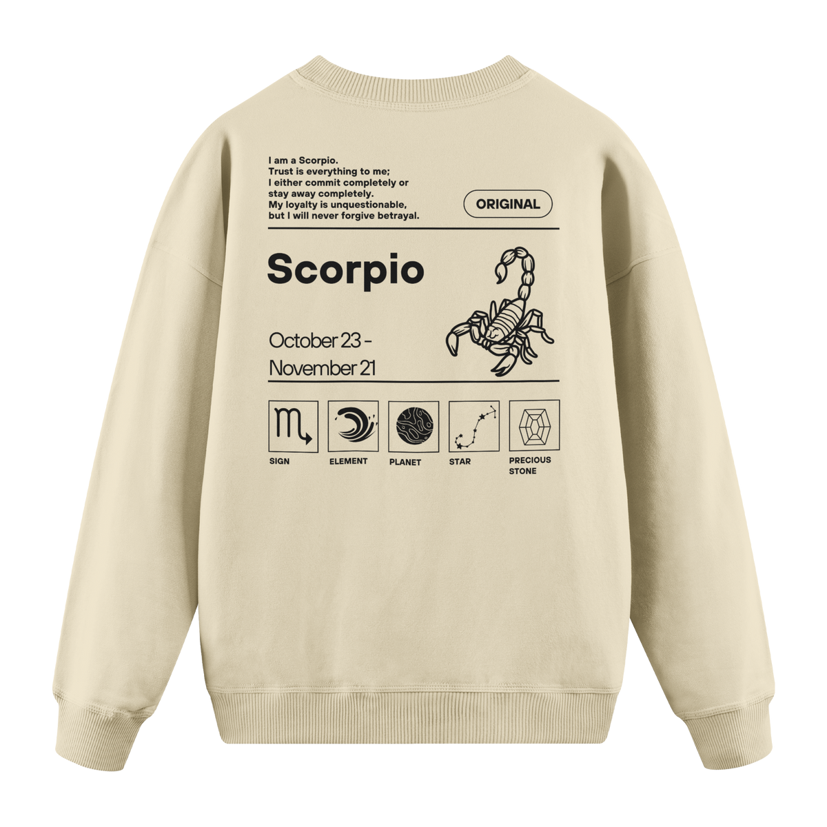 Scorpio - Regular Fit Sweatshirt