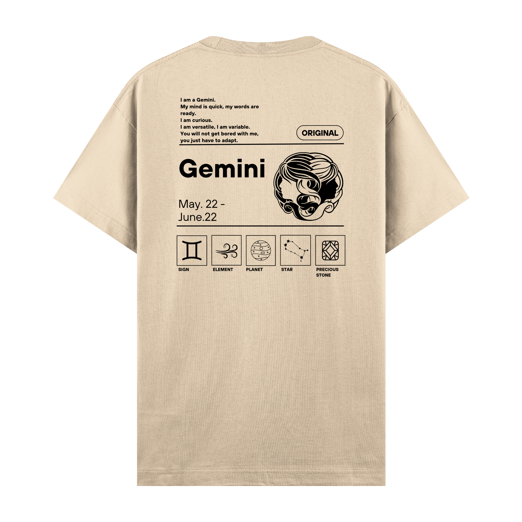 Gemini - Regular Fit T-shirt