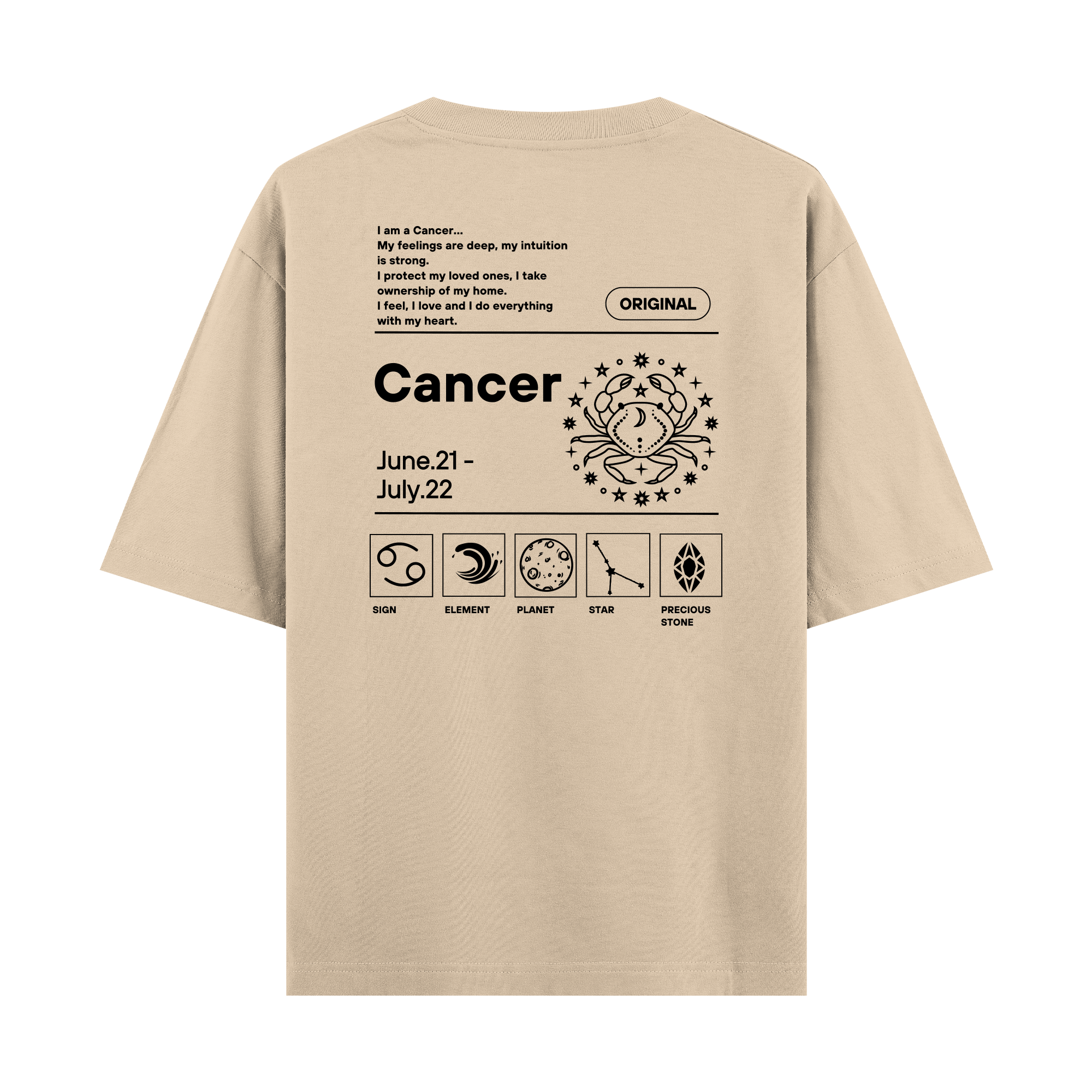 Cancer - Oversize T-shirt