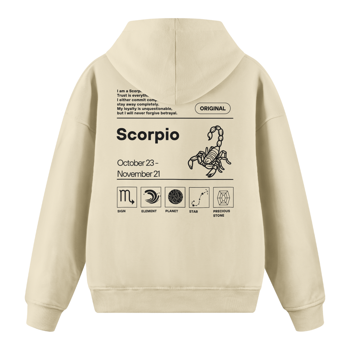 Scorpio - Regular Fit Hoodie