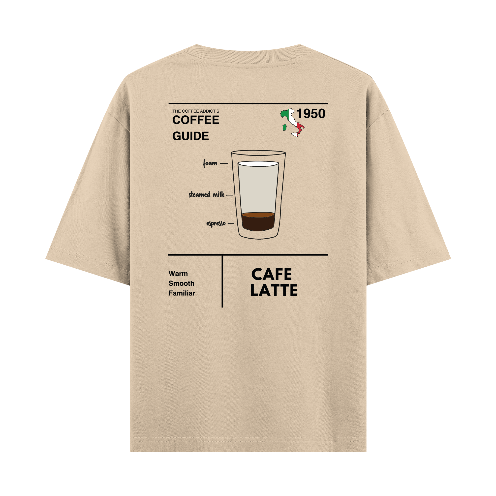 Cafe Latte - Oversize T-shirt