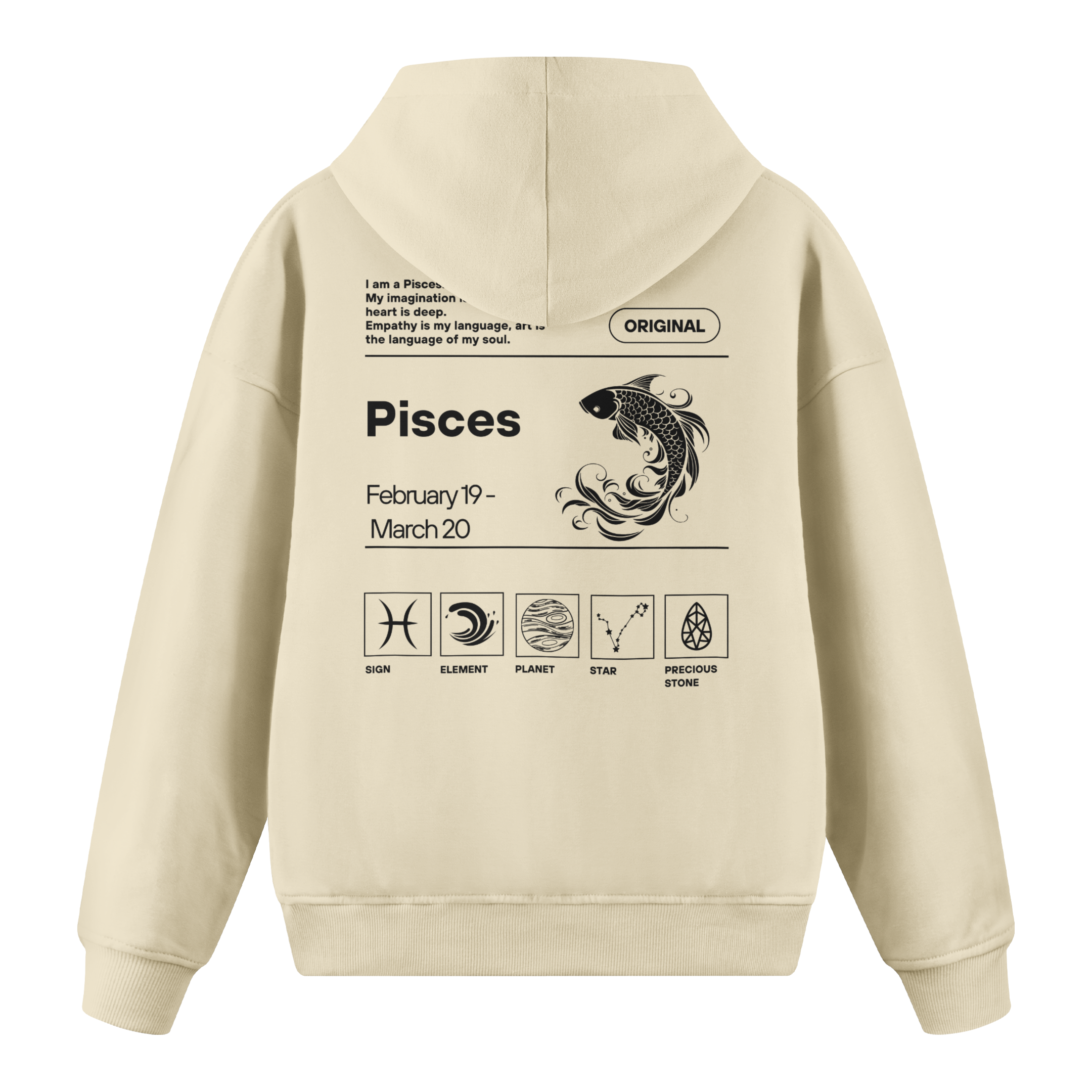 Pisces - Regular Fit Hoodie