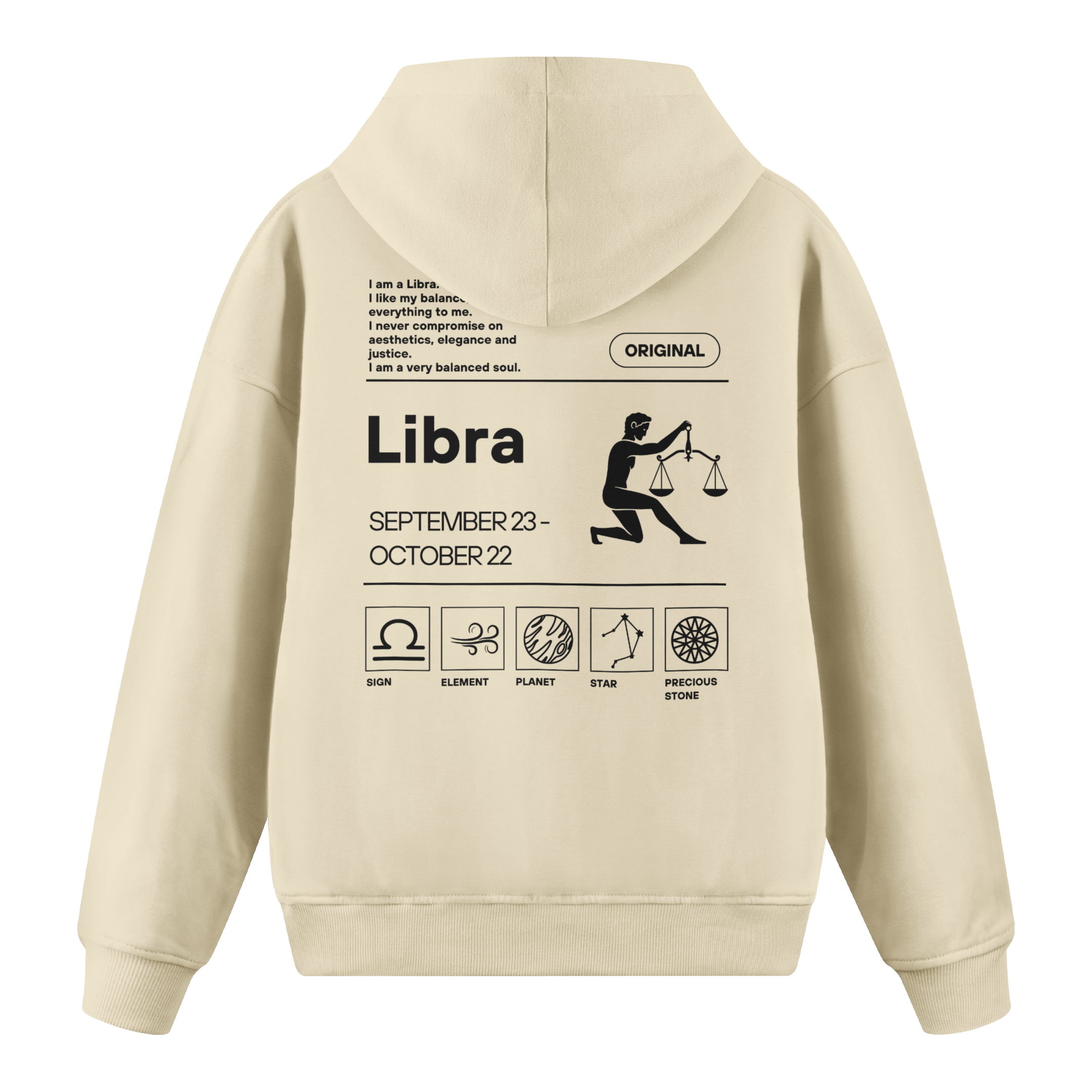 Libra - Regular Fit Hoodie