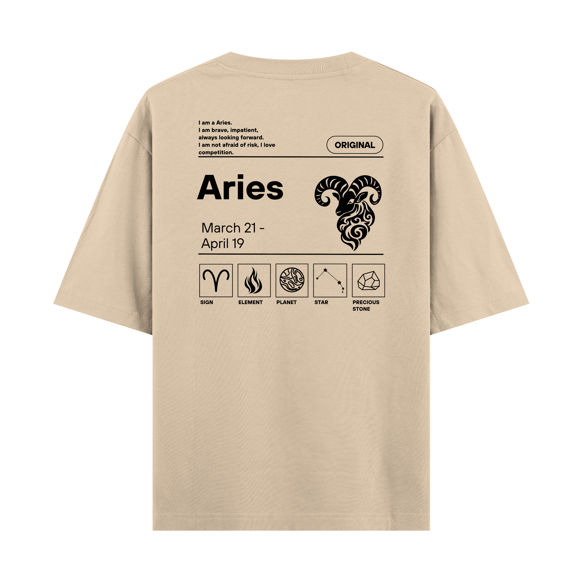 Aries - Oversize T-shirt