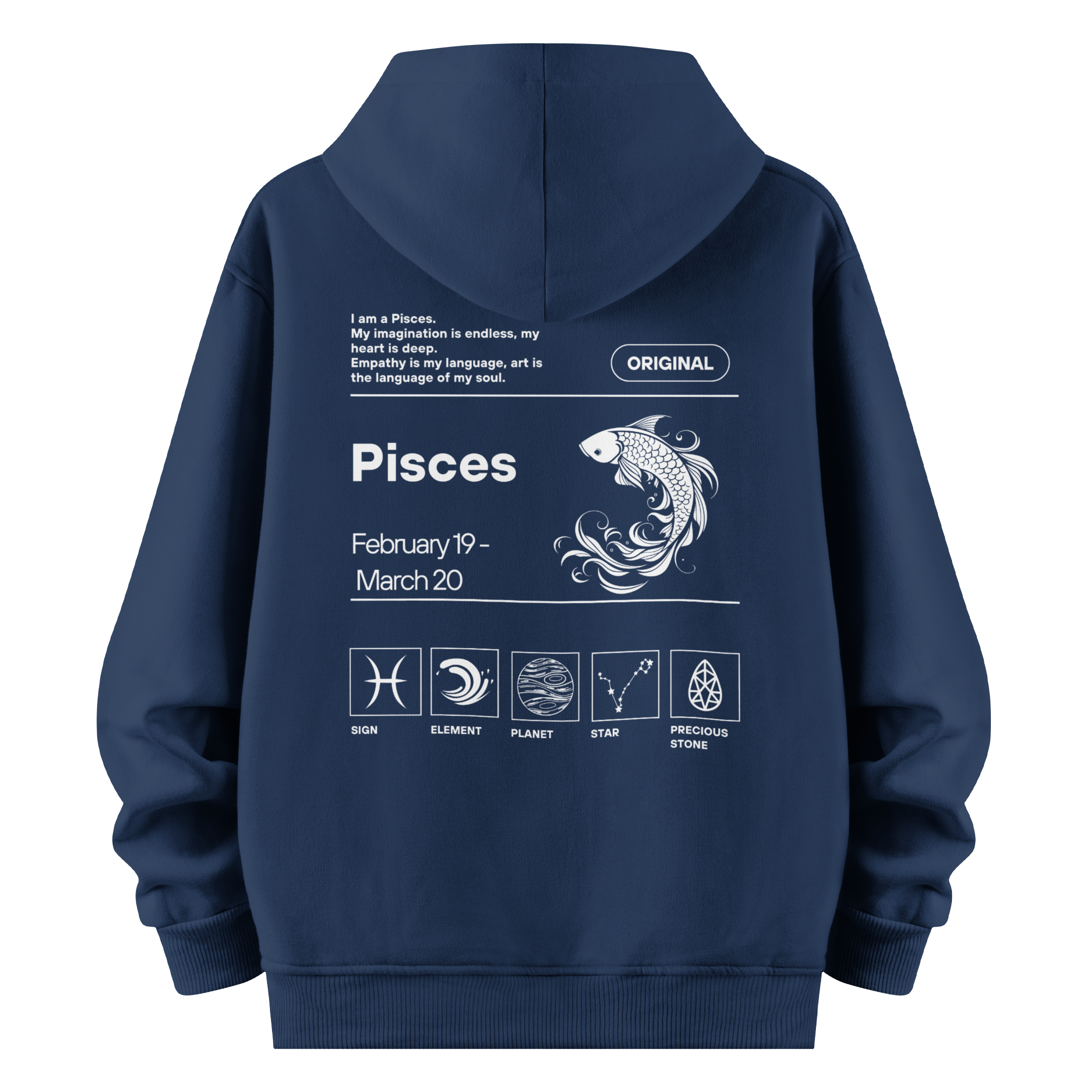 Pisces - Oversize Hoodie