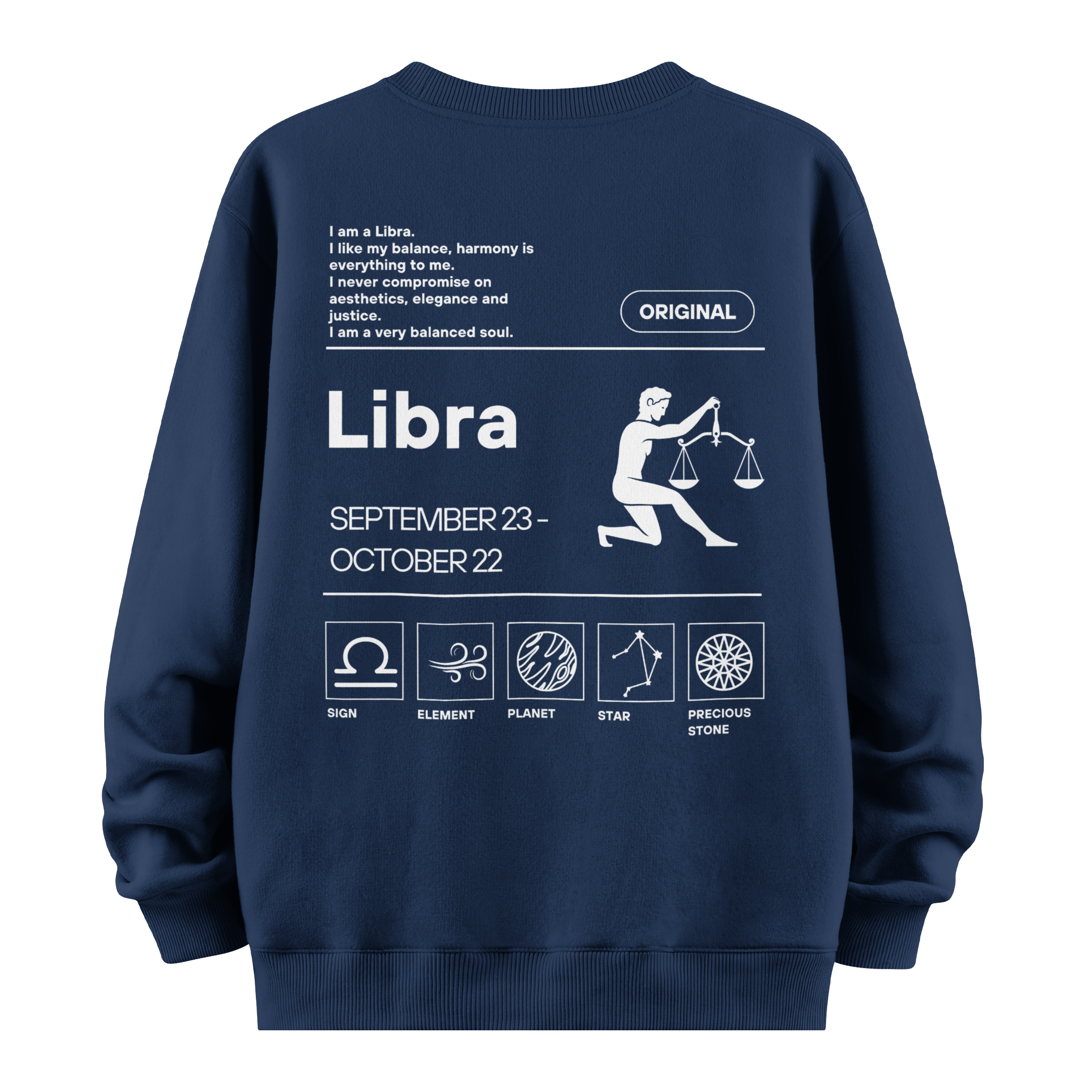 Libra - Oversize Sweatshirt