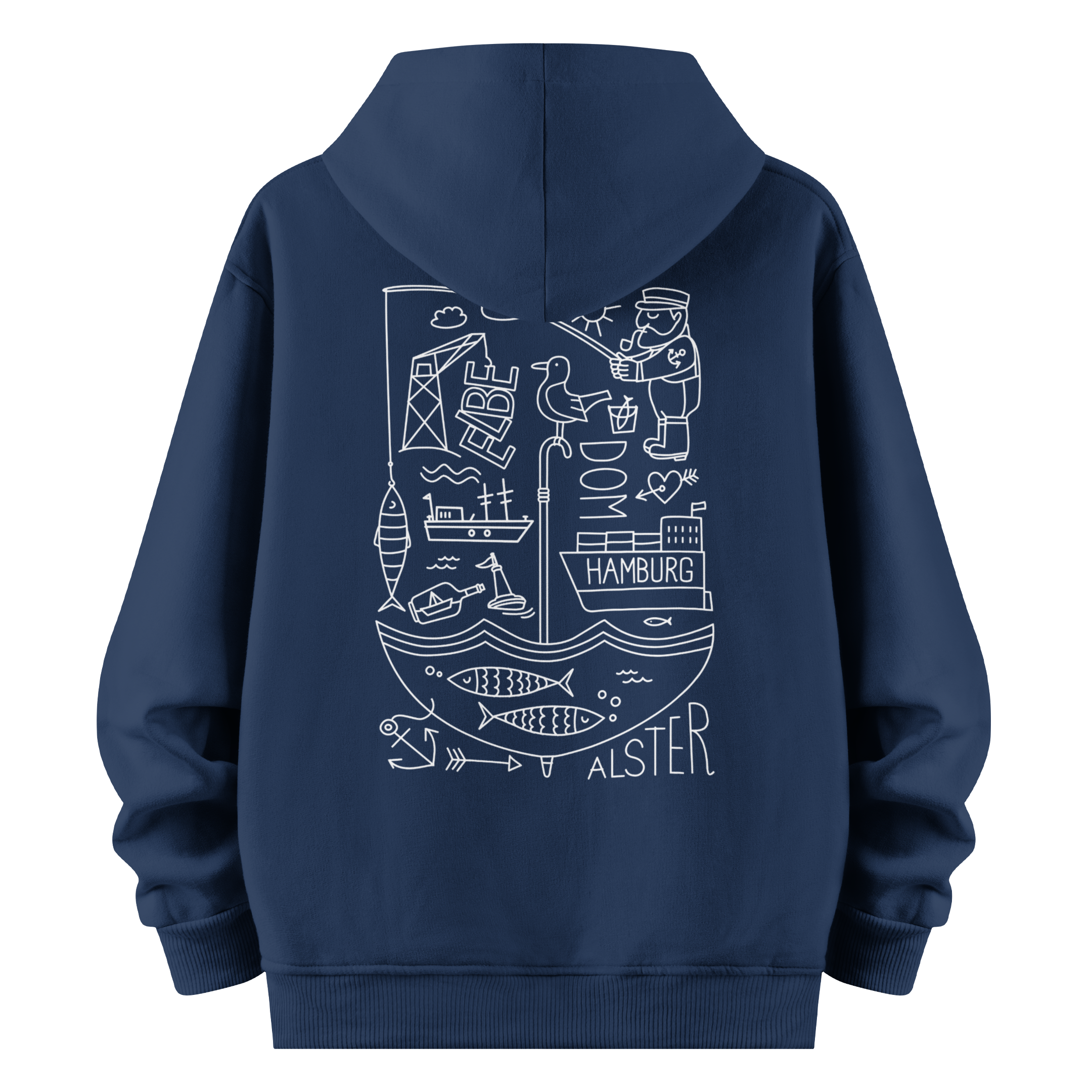 Hamburg II - Oversize Hoodie