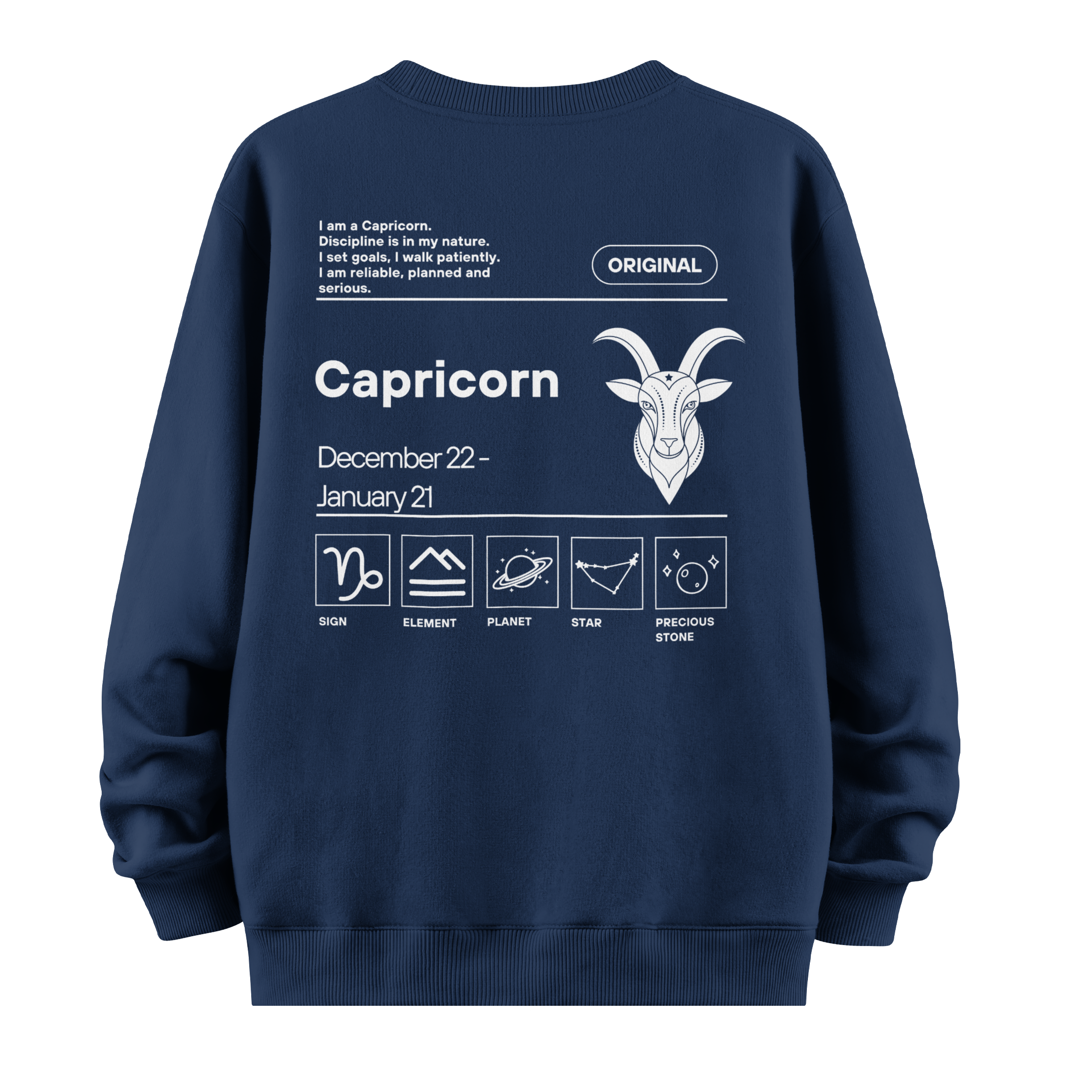 Capricorn - Oversize Sweatshirt
