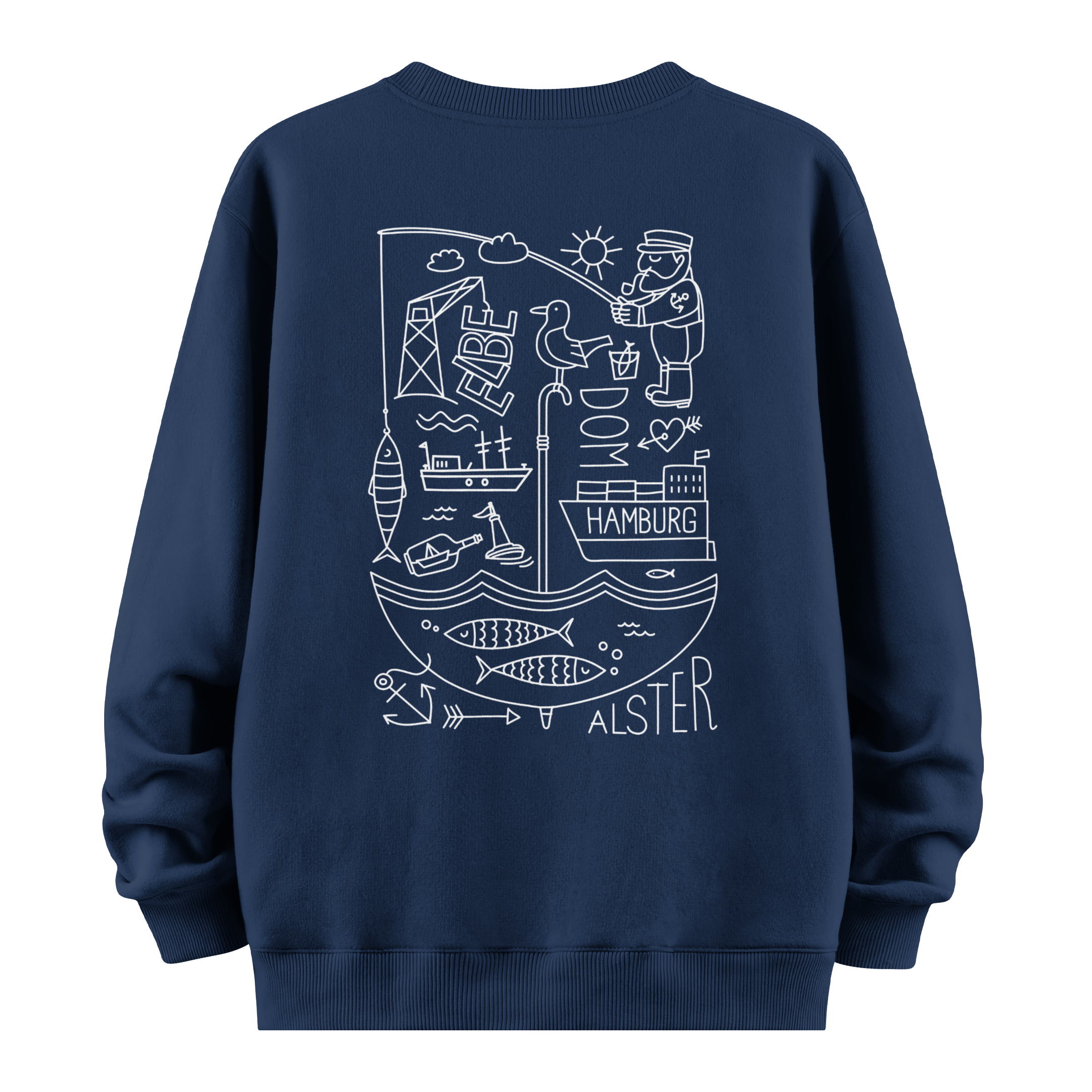 Hamburg II - Oversize Sweatshirt