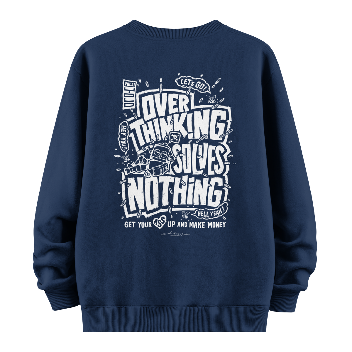 Overthinking II - Oversize Sweatshirt