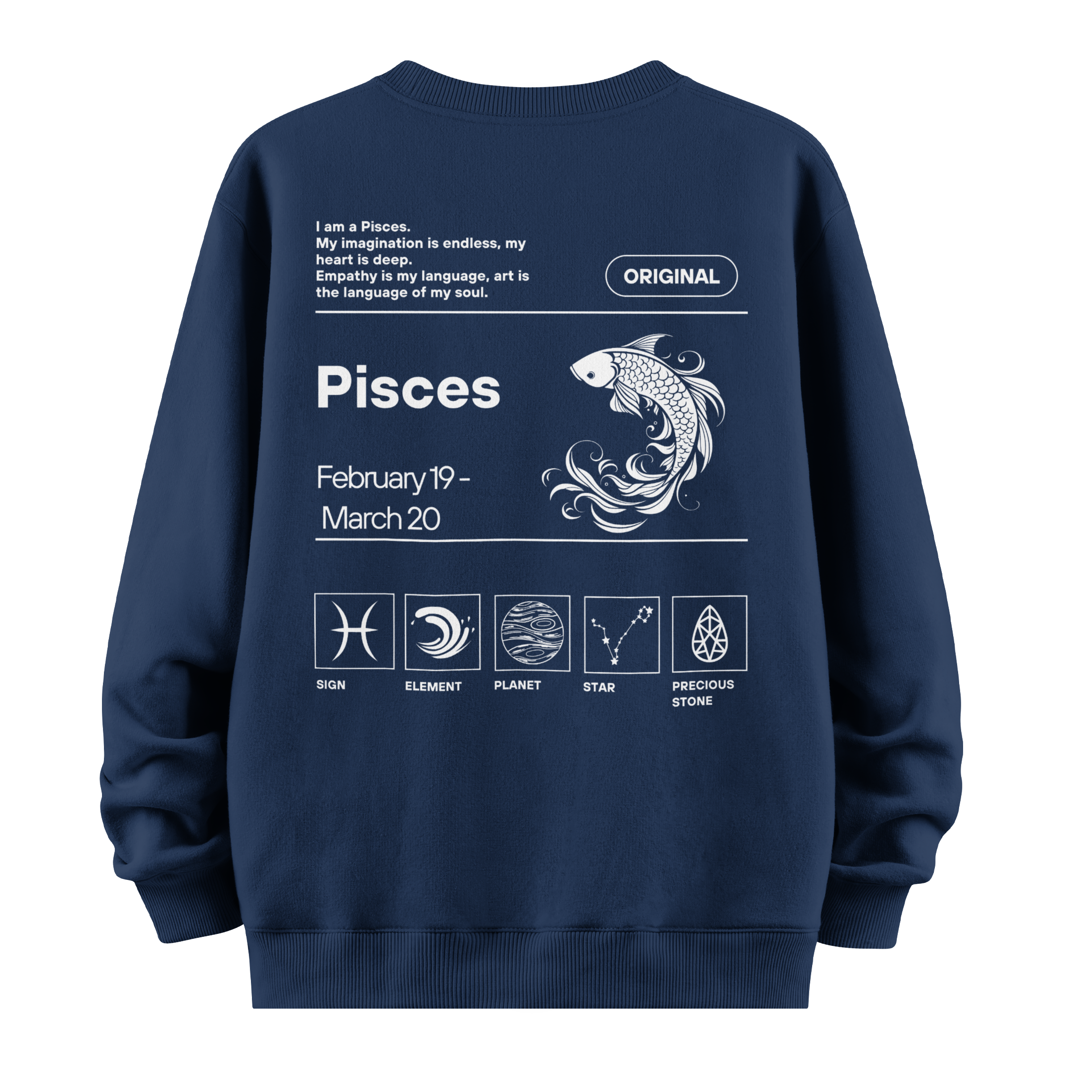Pisces - Oversize Sweatshirt