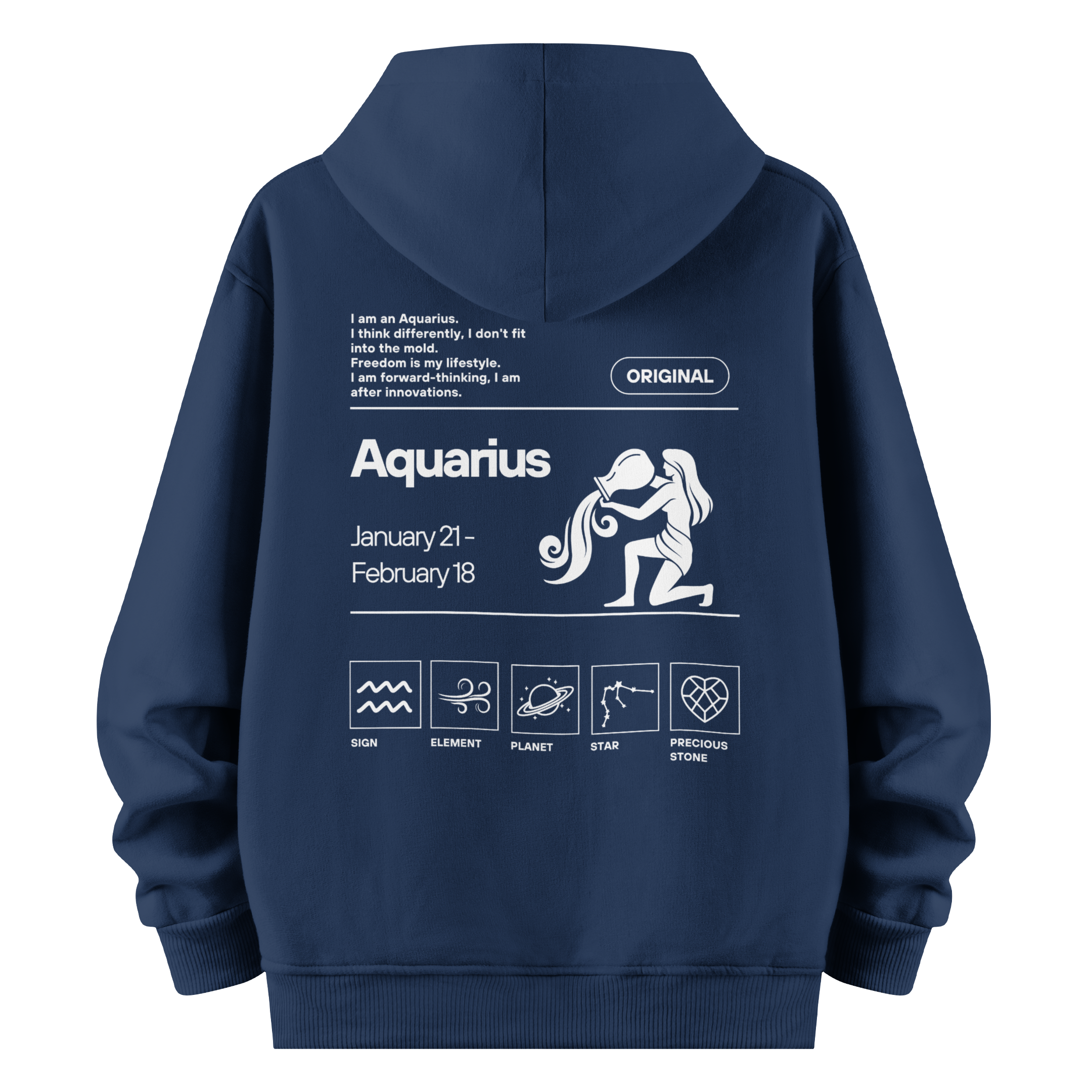 Aquarius - Oversize Hoodie