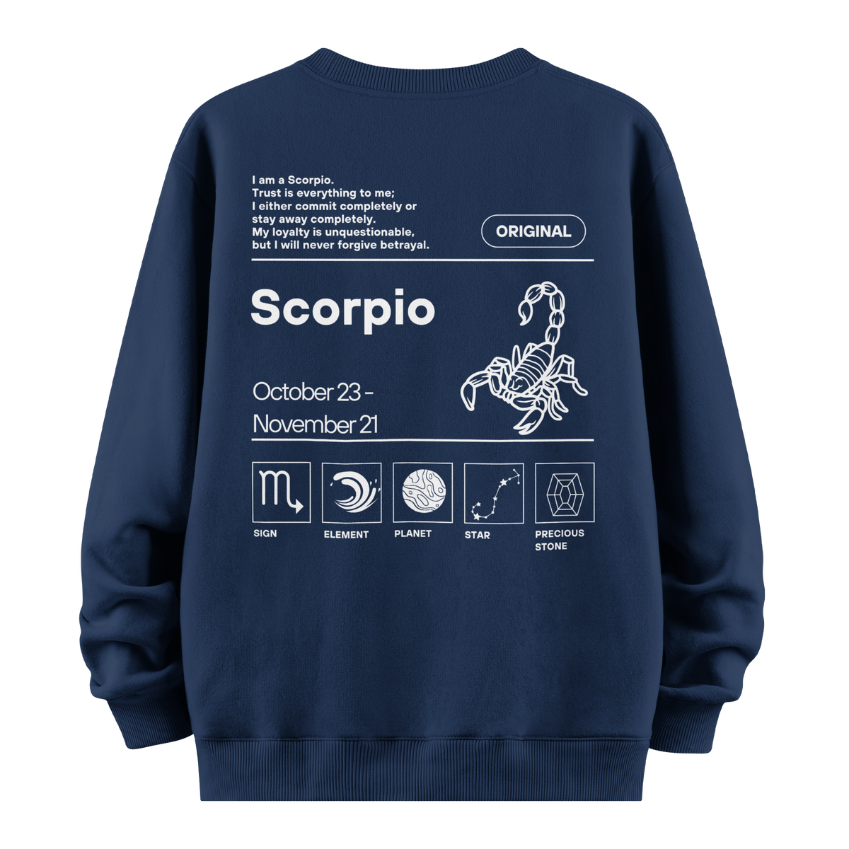Scorpio - Oversize Sweatshirt