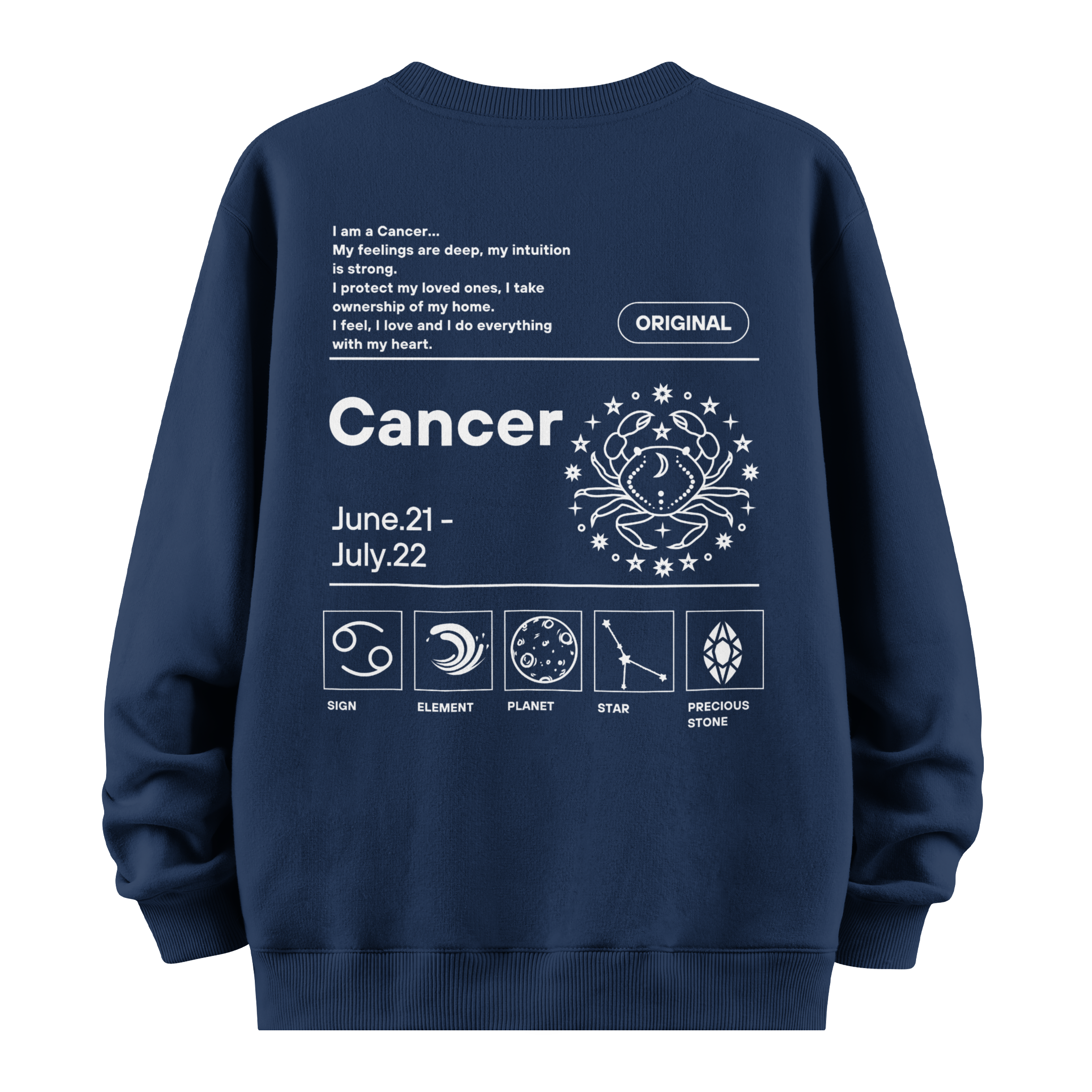 Cancer - Oversize Sweatshirt