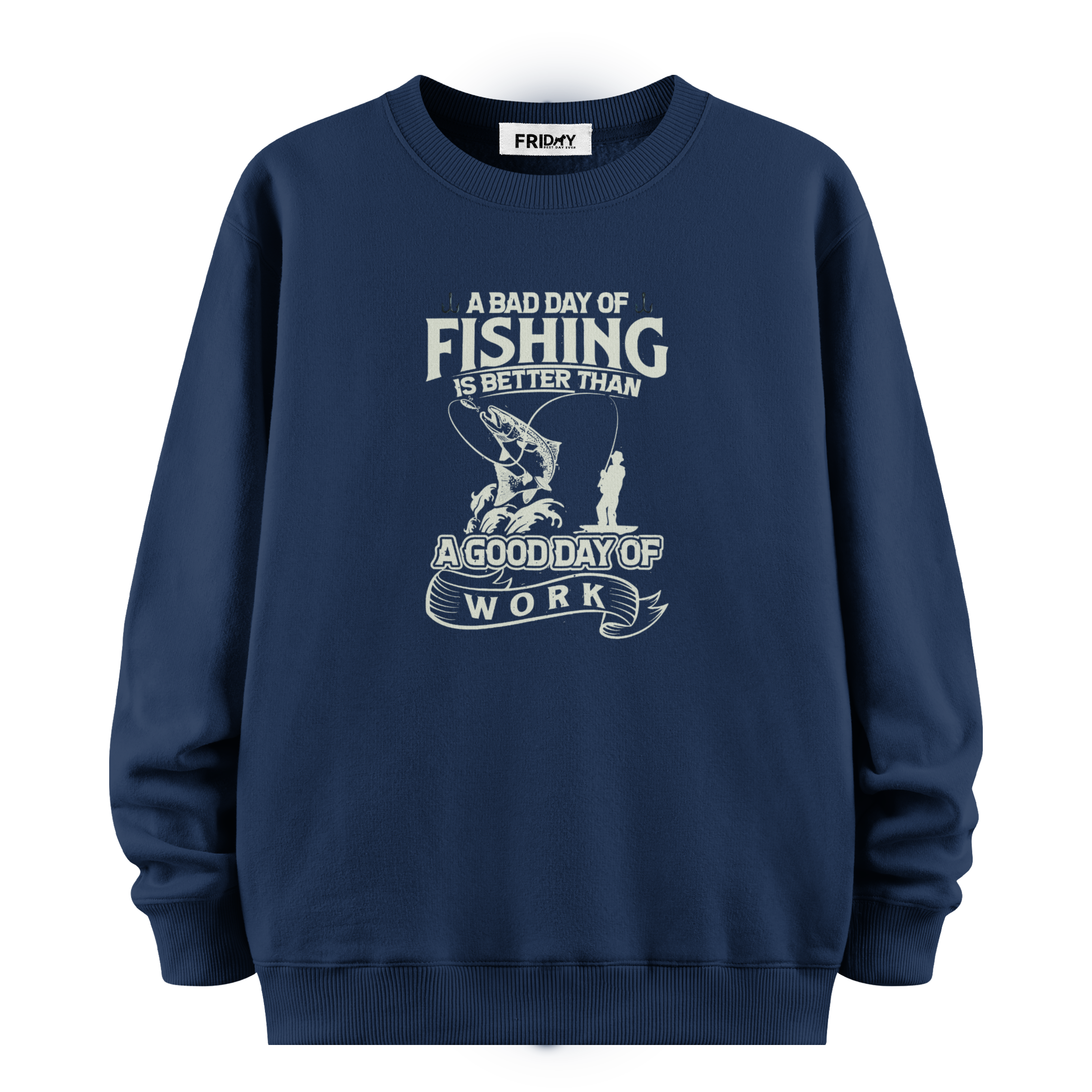 Fishing Bad Day - Oversize Sweatshirt