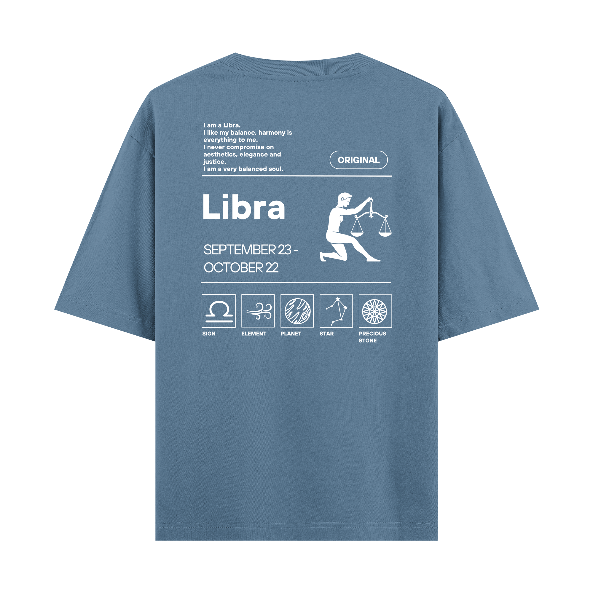 Libra - Oversize T-shirt