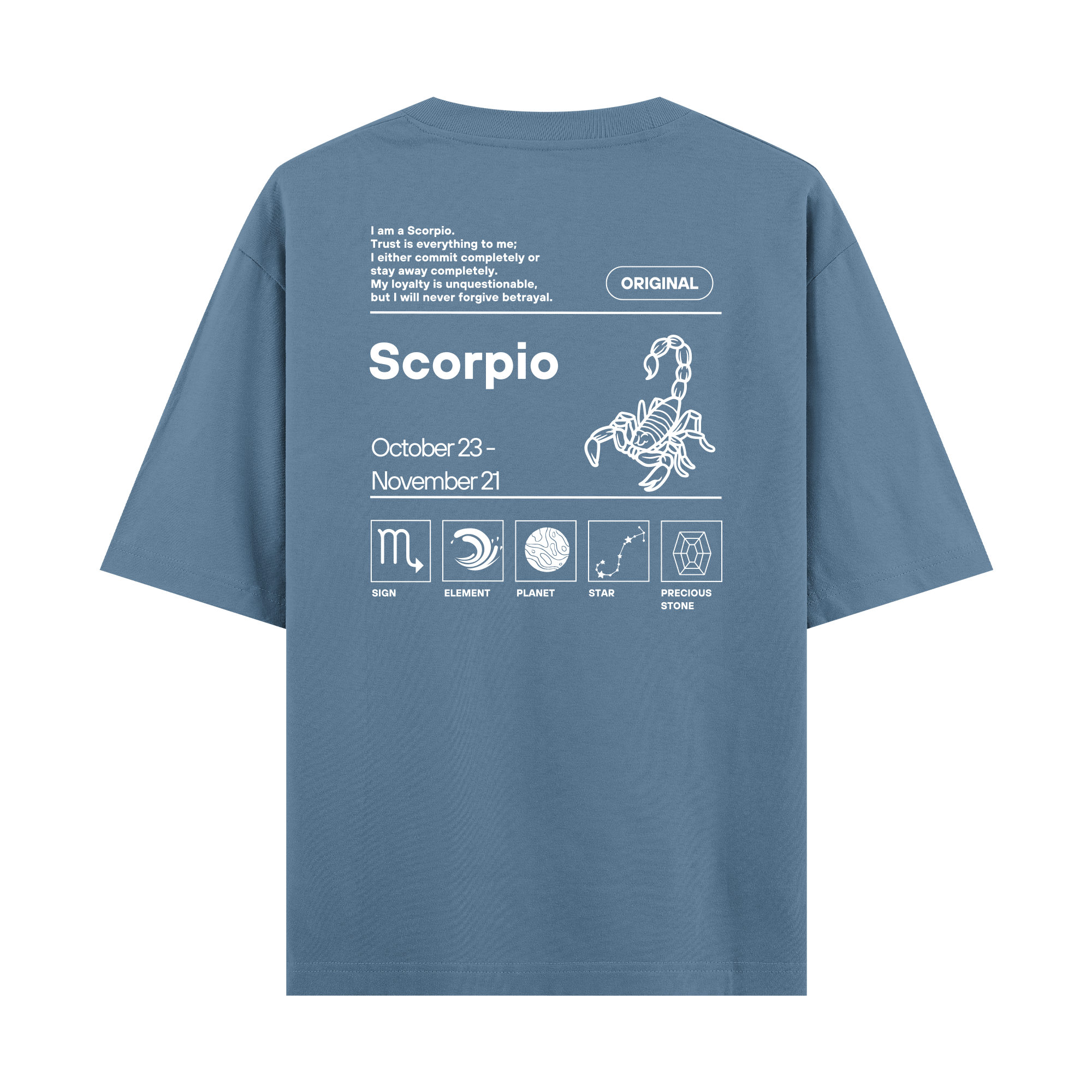 Scorpio - Oversize T-shirt