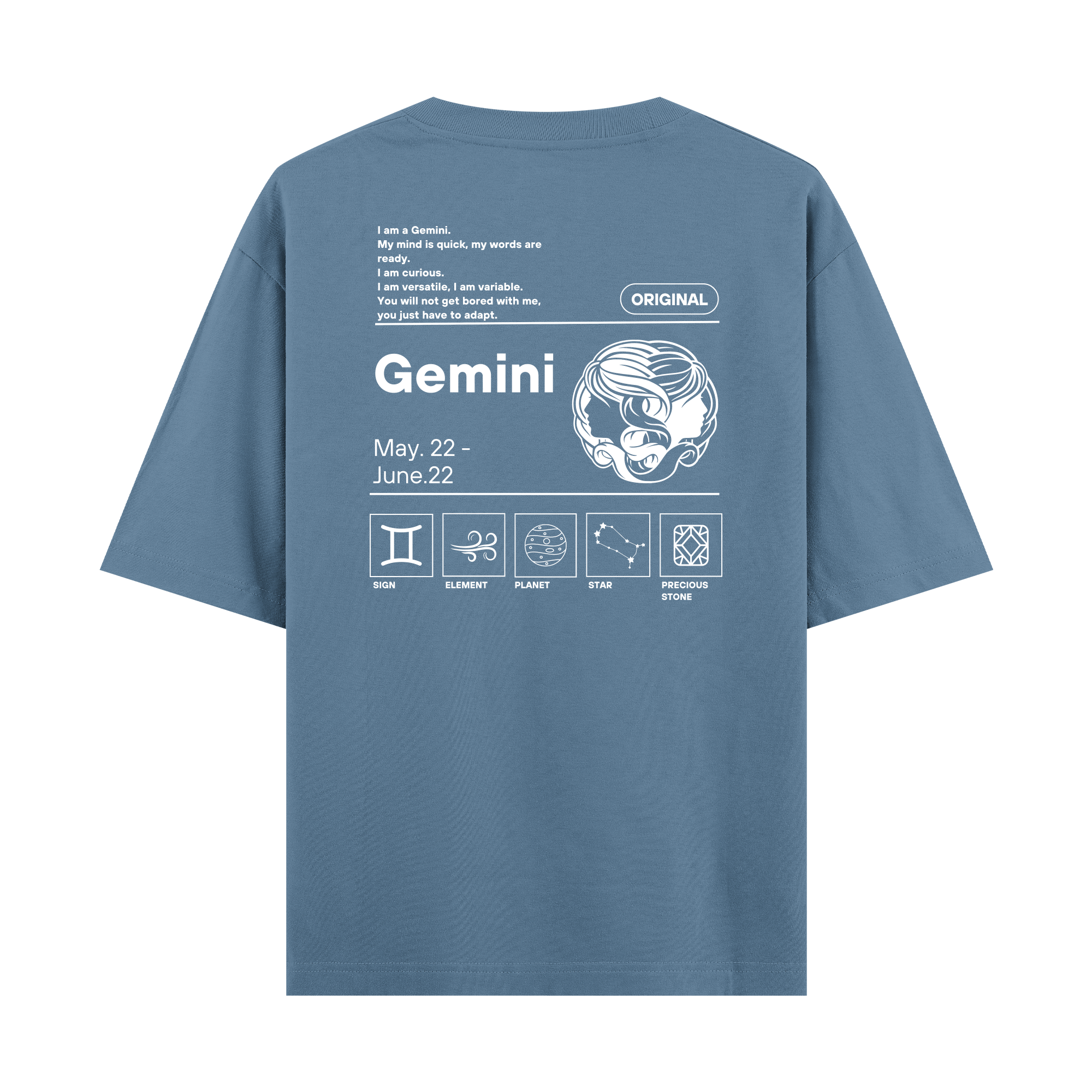 Gemini - Oversize T-shirt