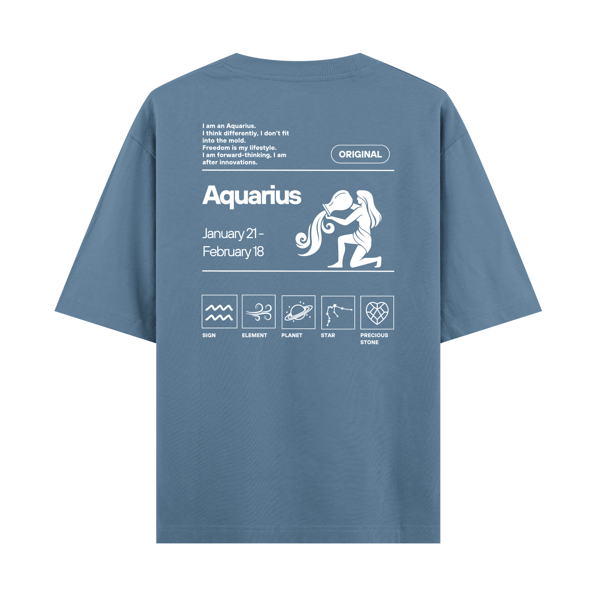 Aquarius - Oversize T-shirt