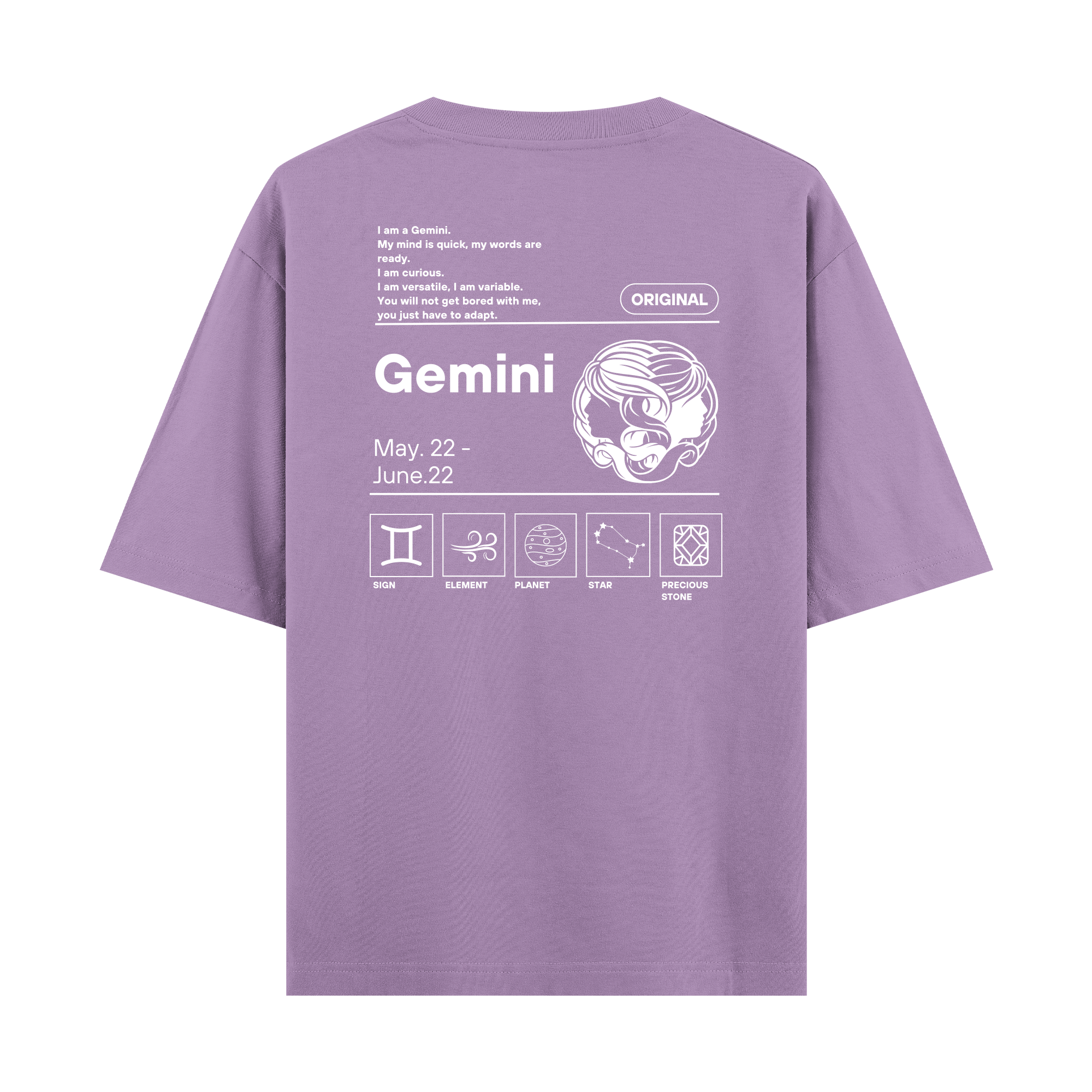 Gemini - Oversize T-shirt