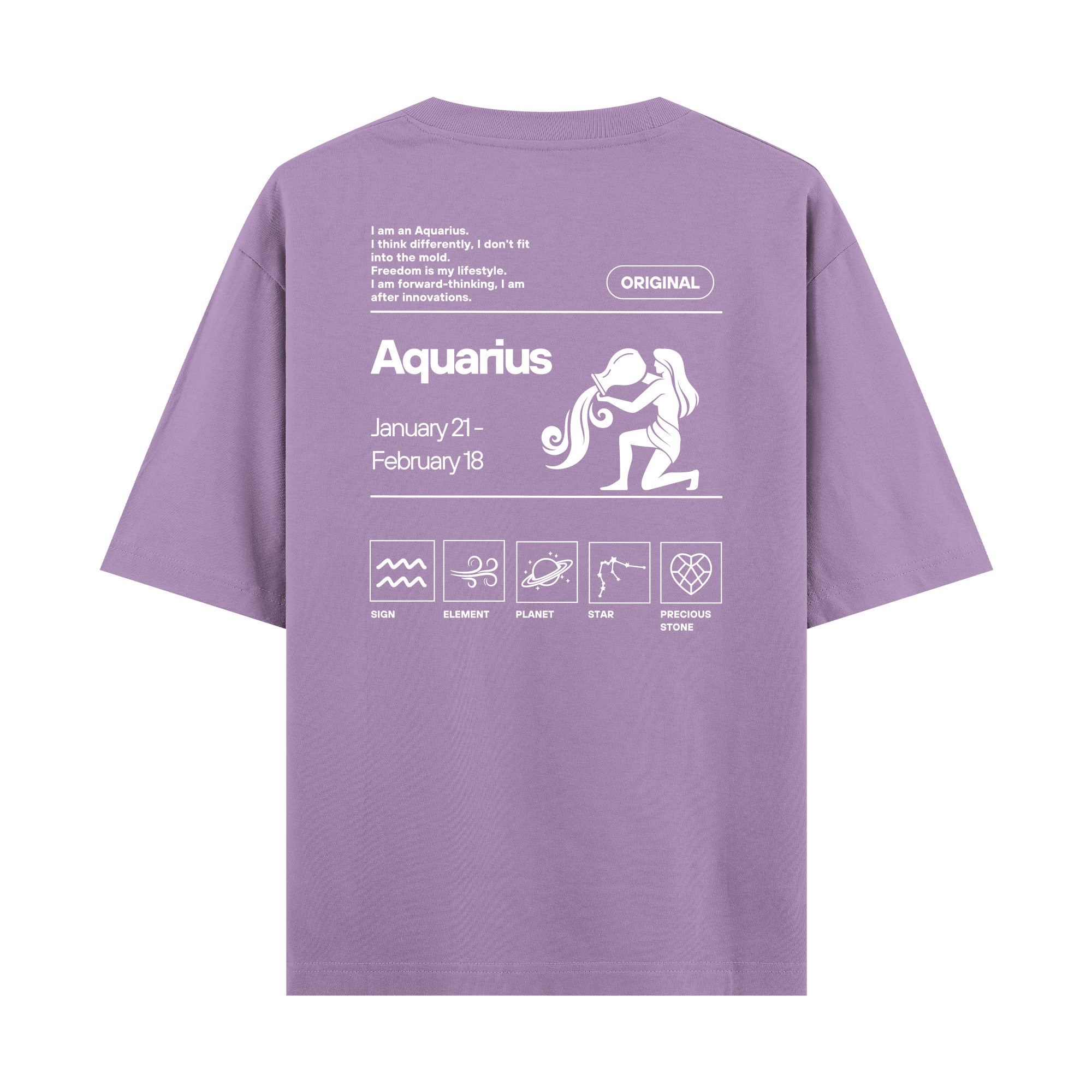 Aquarius - Oversize T-shirt