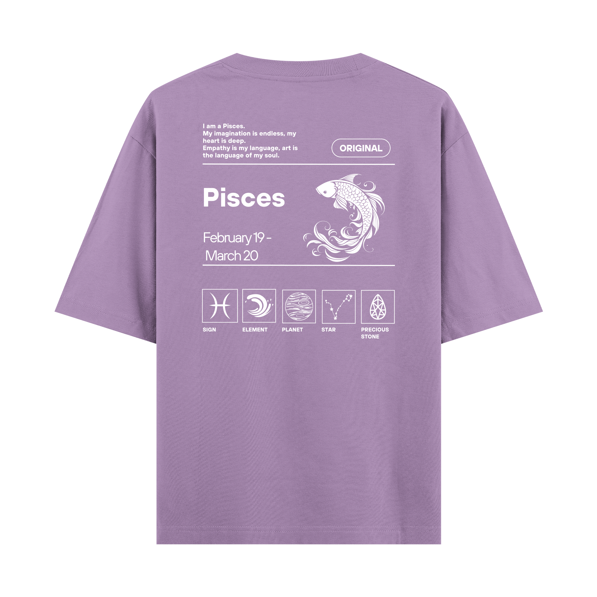 Pisces - Oversize T-shirt