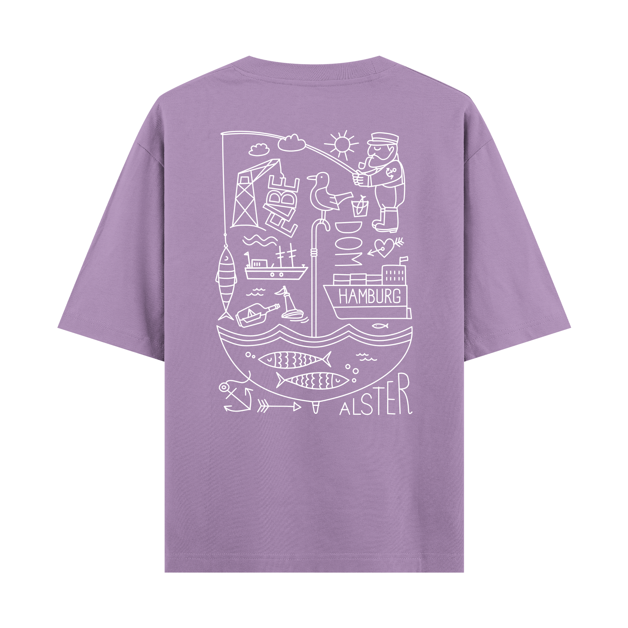 Hamburg II - Oversize T-shirt