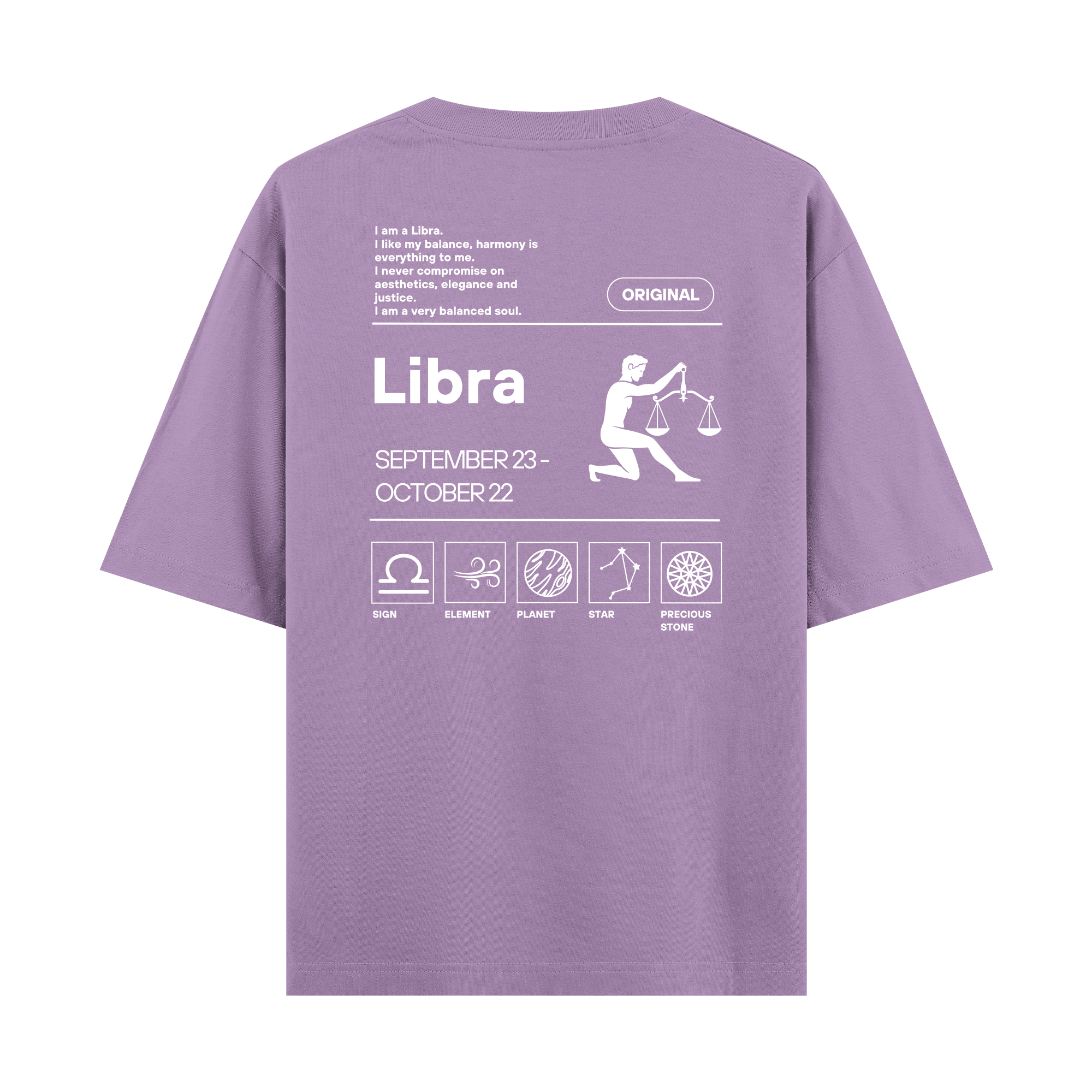 Libra - Oversize T-shirt