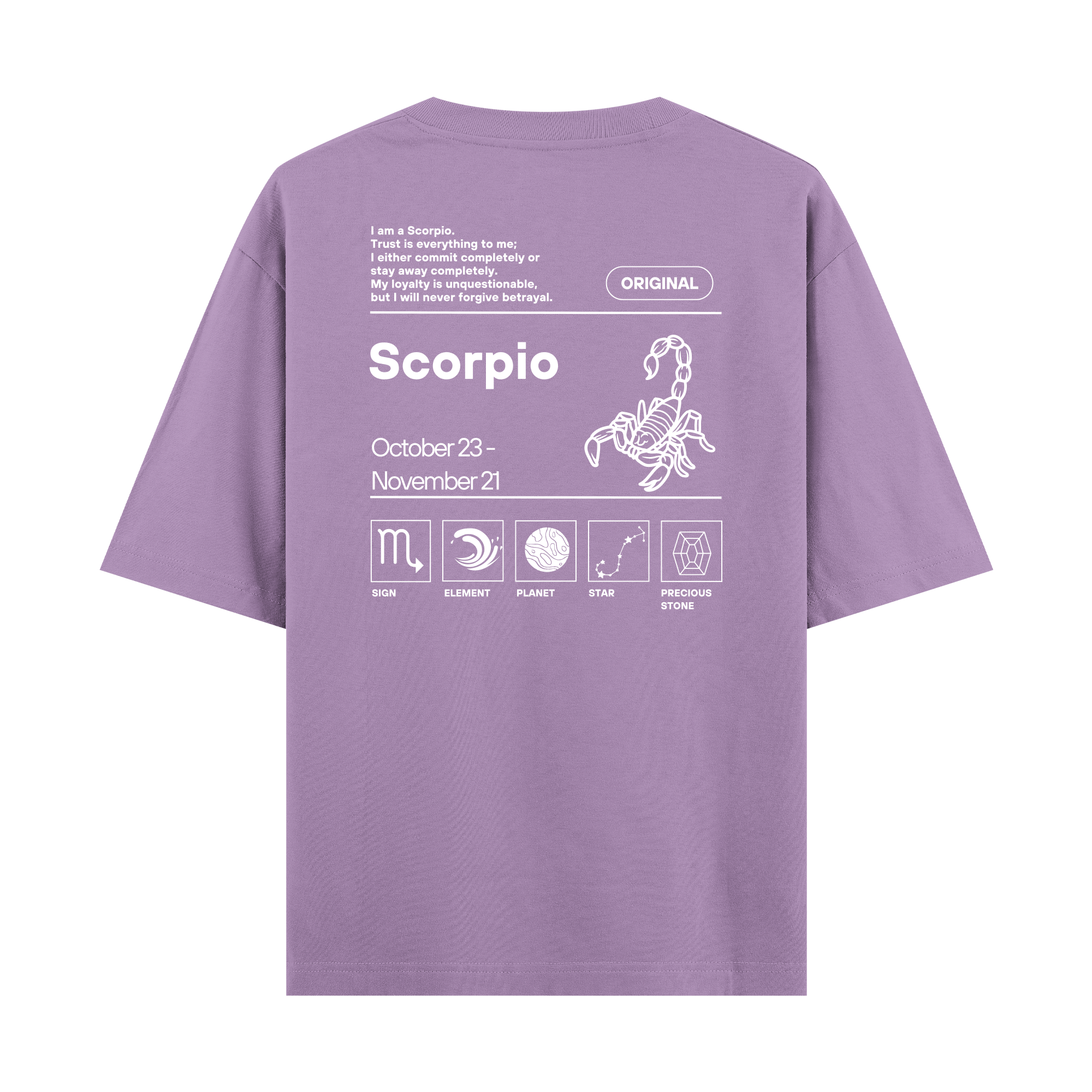 Scorpio - Oversize T-shirt