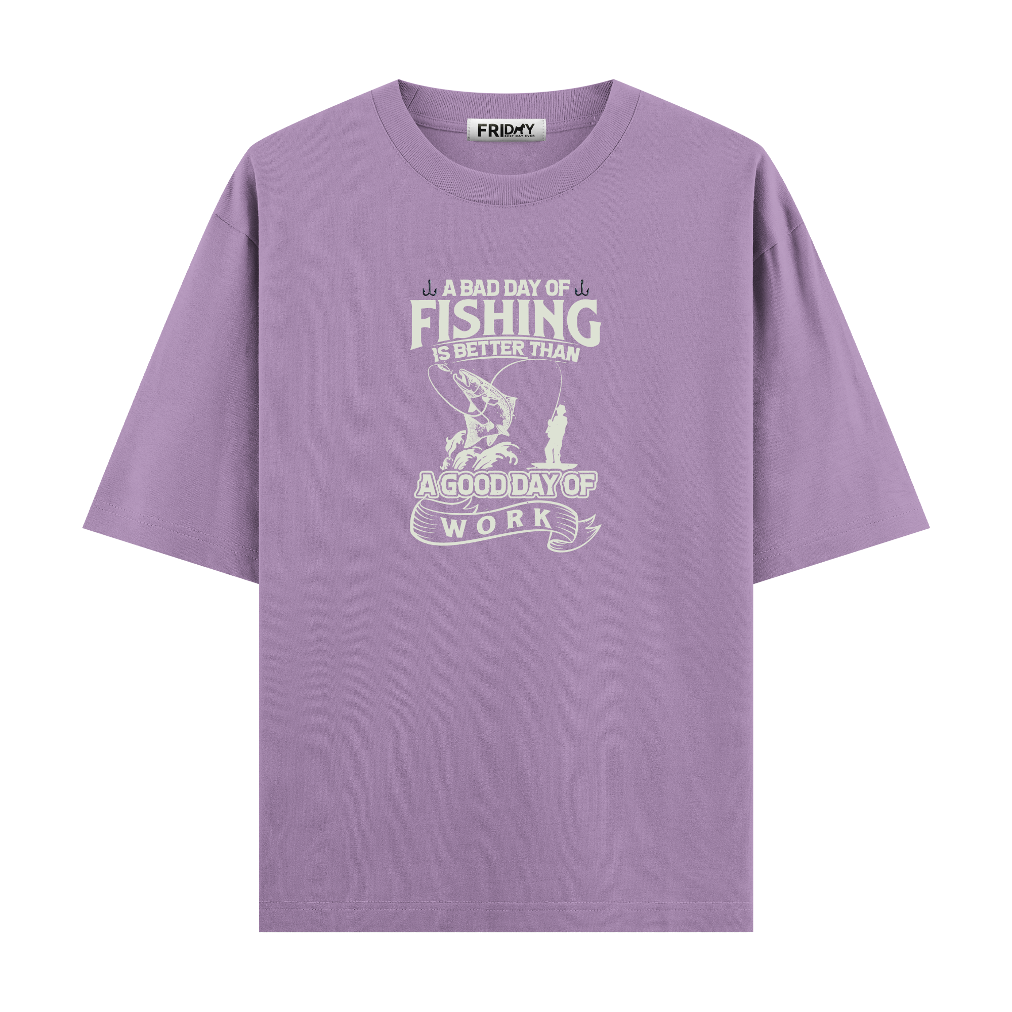 Fishing Bad Day - Oversize T-shirt
