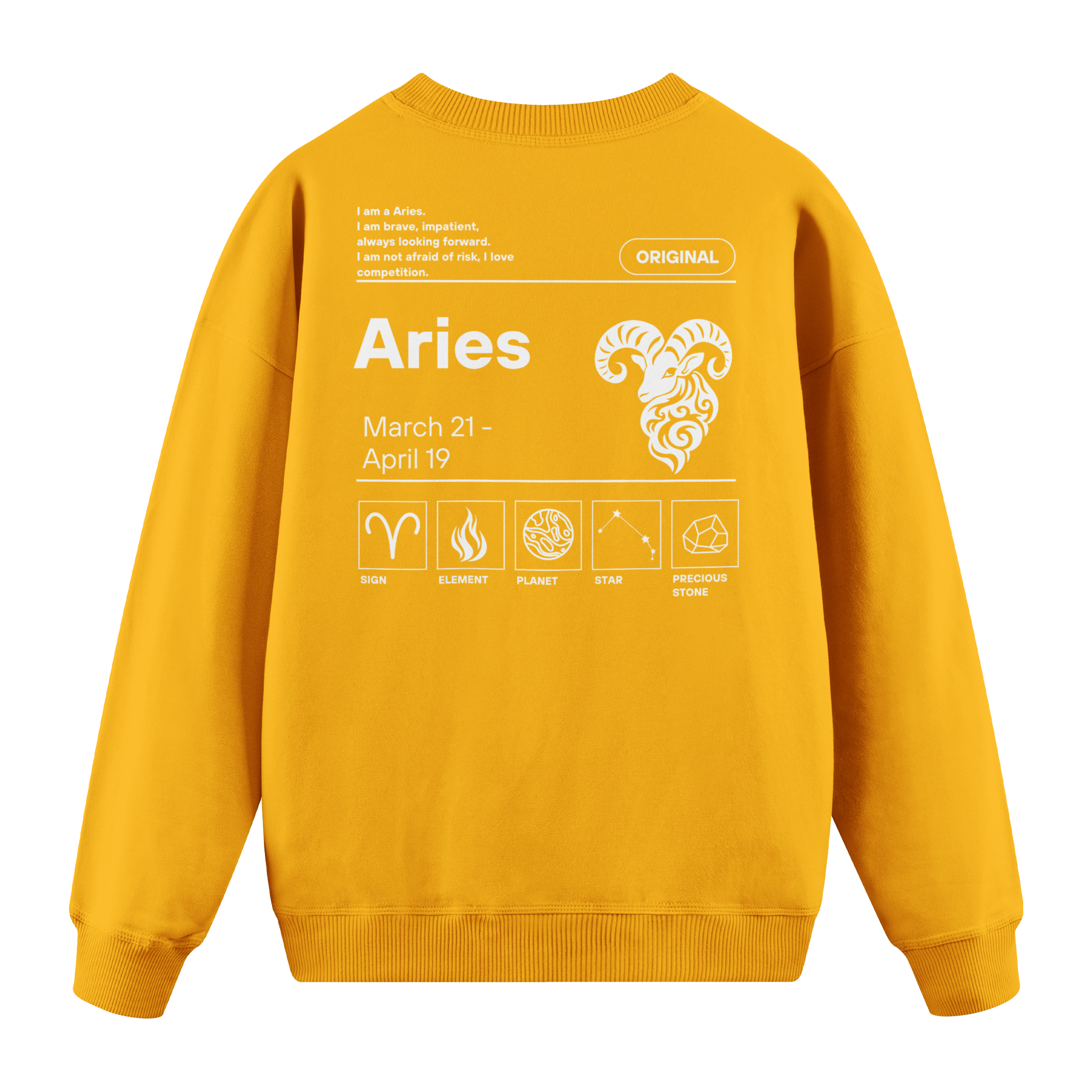 Aries - Regular Fit Sweatshirt