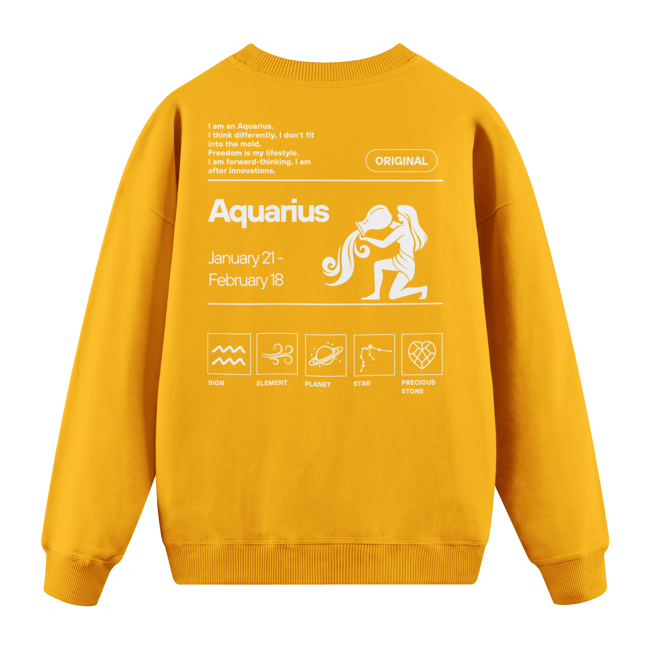 Aquarius - Regular Fit Sweatshirt