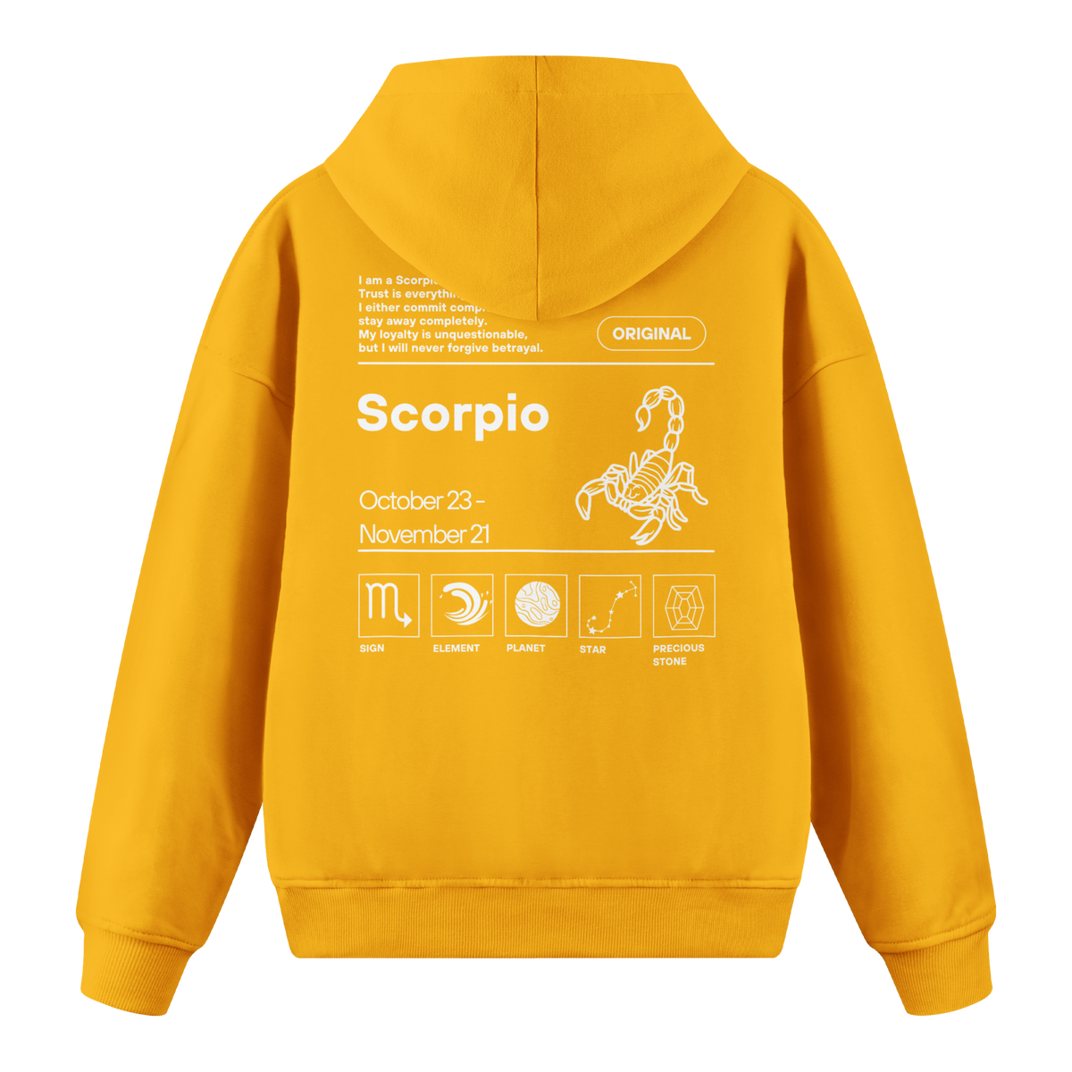 Scorpio - Regular Fit Hoodie