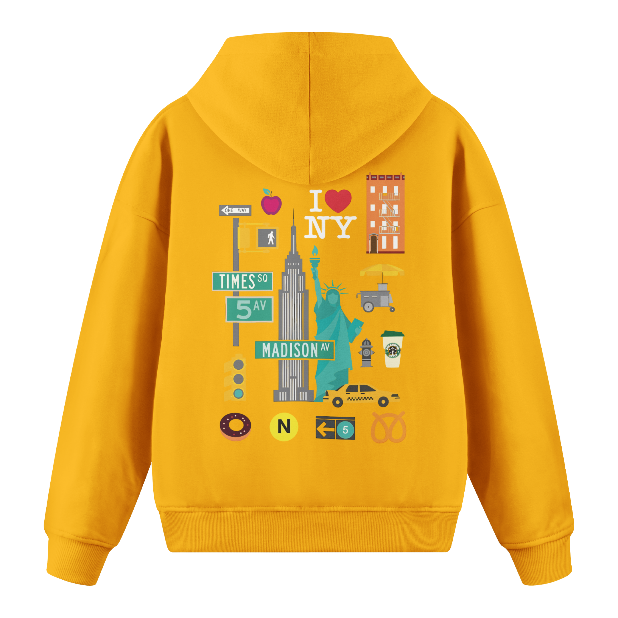 New York III - Regular Fit Hoodie