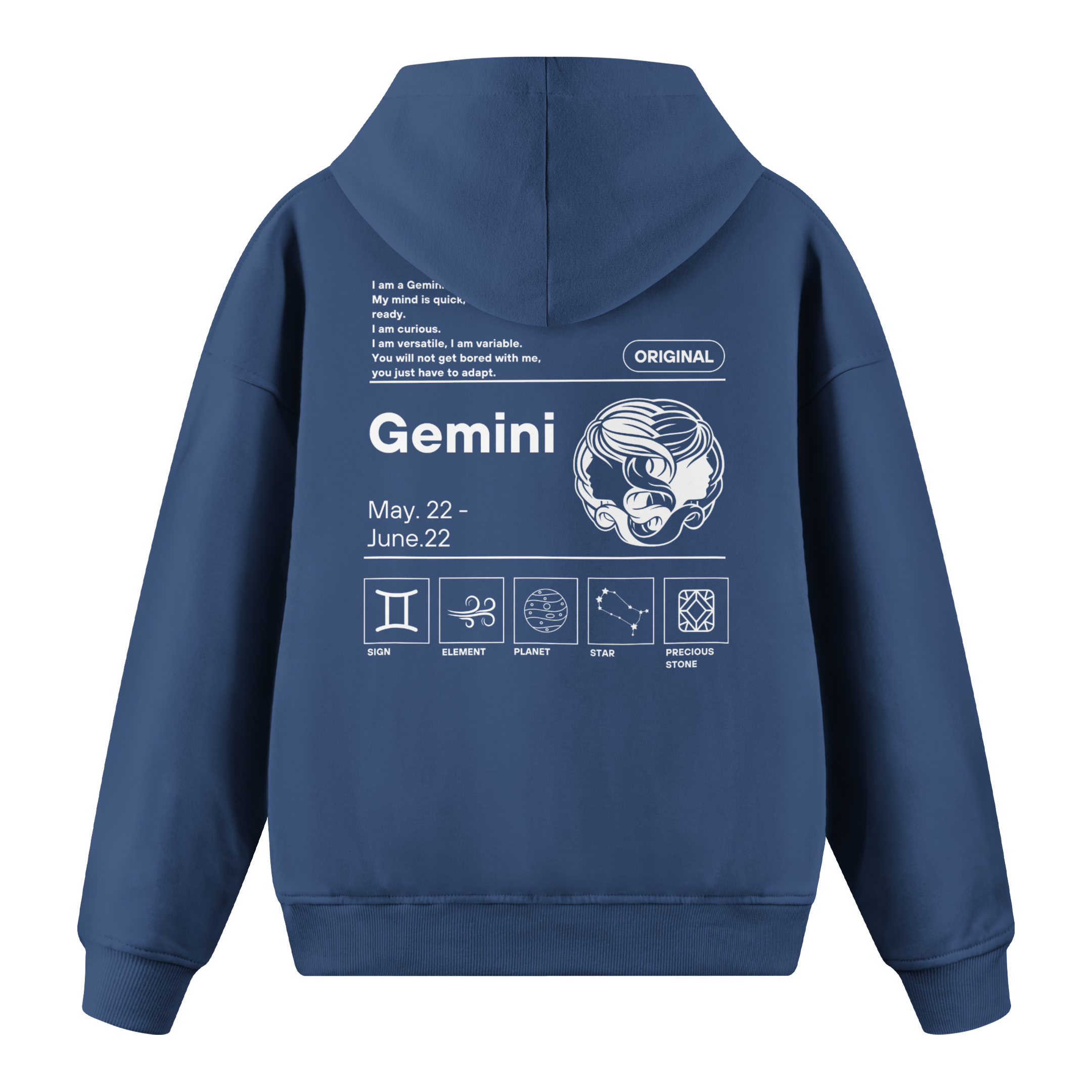 Gemini - Regular Fit Hoodie