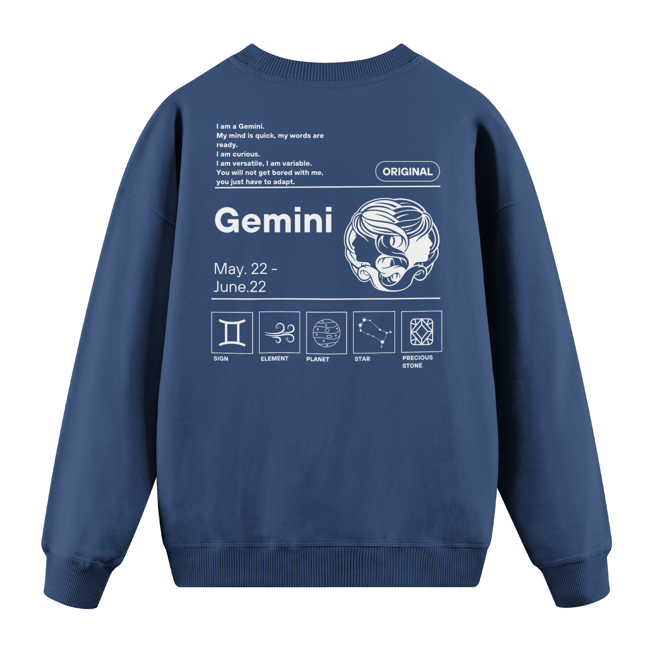 Gemini - Regular Fit Sweatshirt