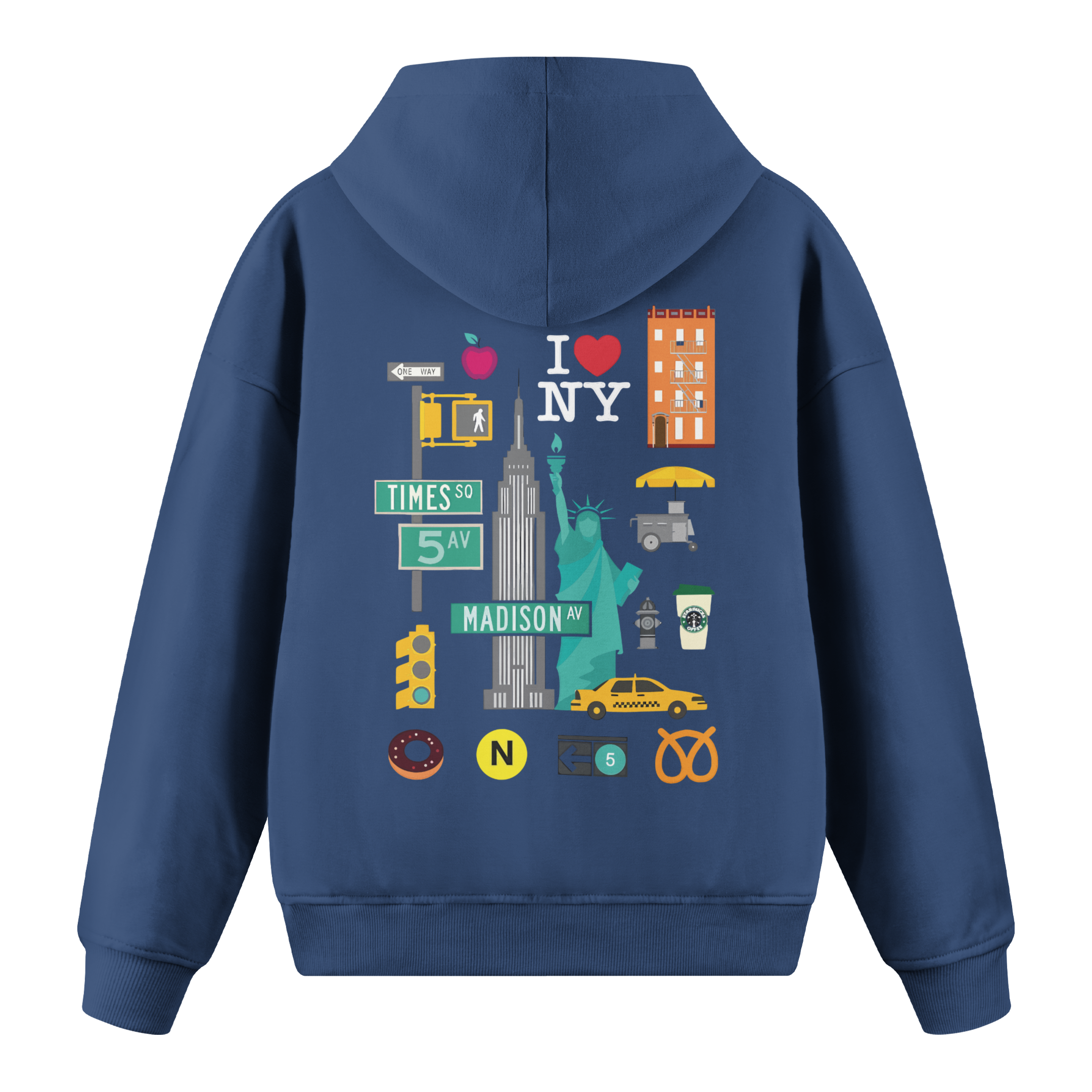 New York III - Regular Fit Hoodie