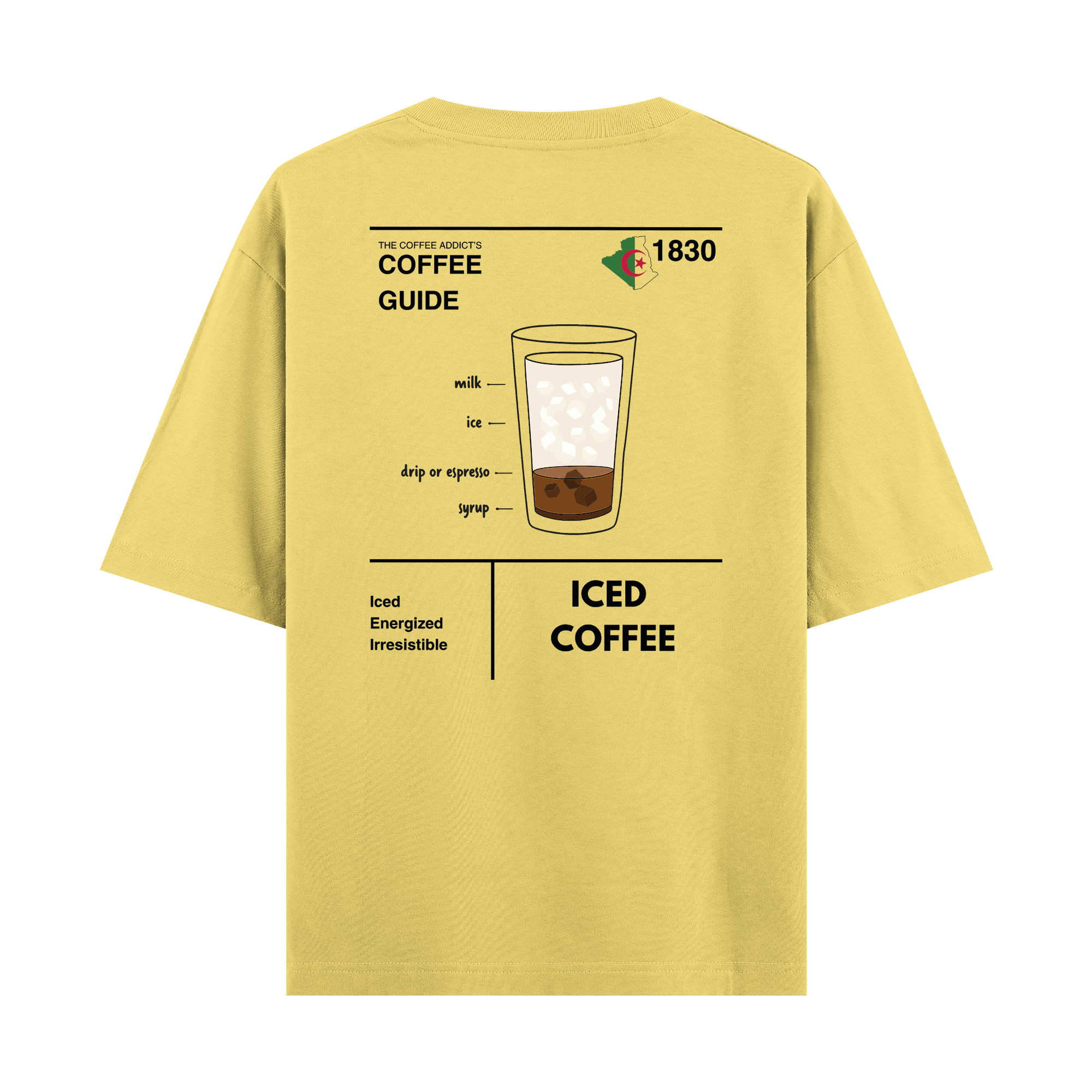 Iced Coffee - Oversize T-shirt