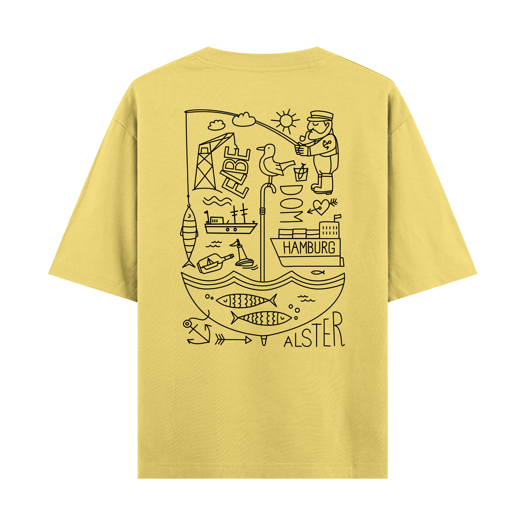 Hamburg II - Oversize T-shirt