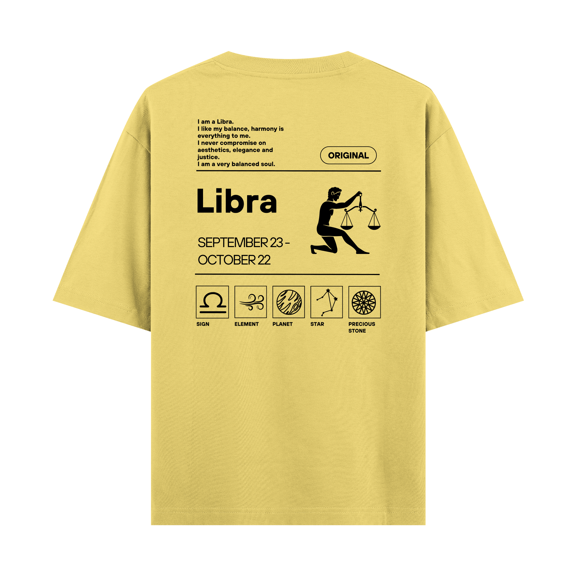 Libra - Oversize T-shirt
