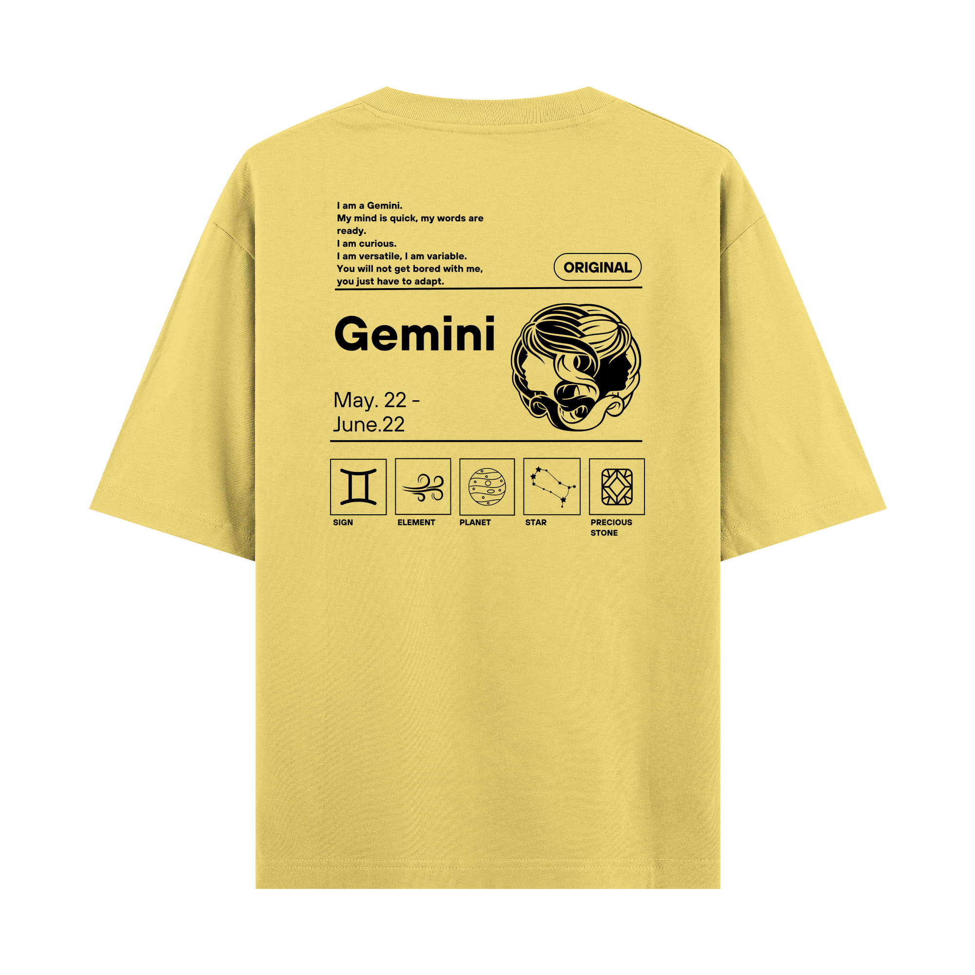 Gemini - Oversize T-shirt