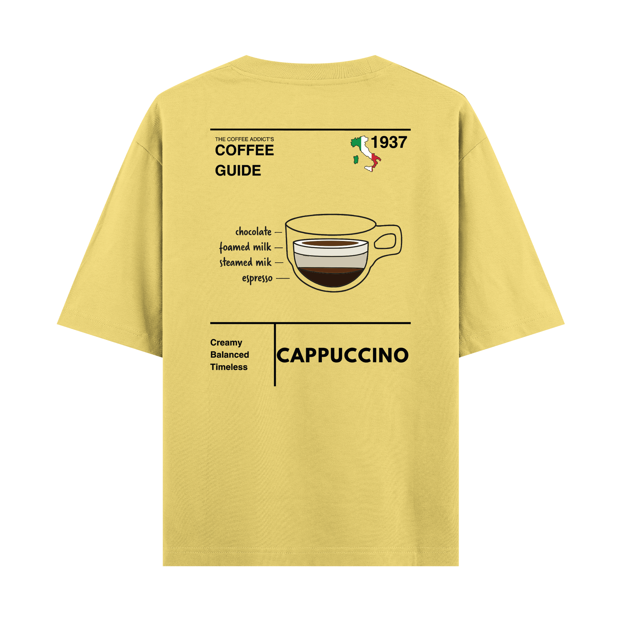 Cappucino - Oversize T-shirt
