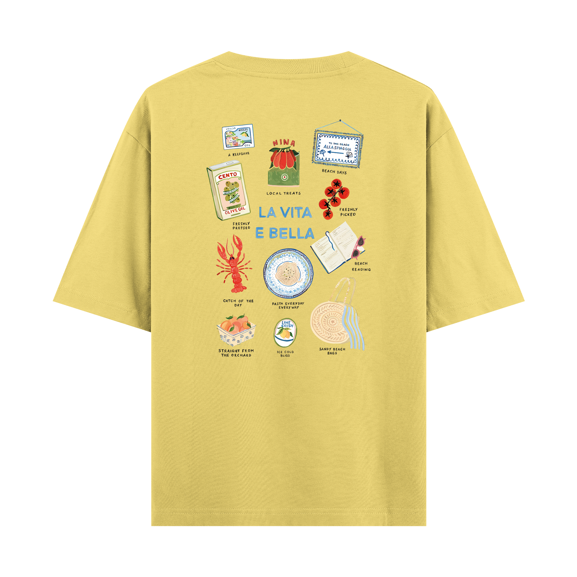 La Vita E Bella - Oversize T-shirt