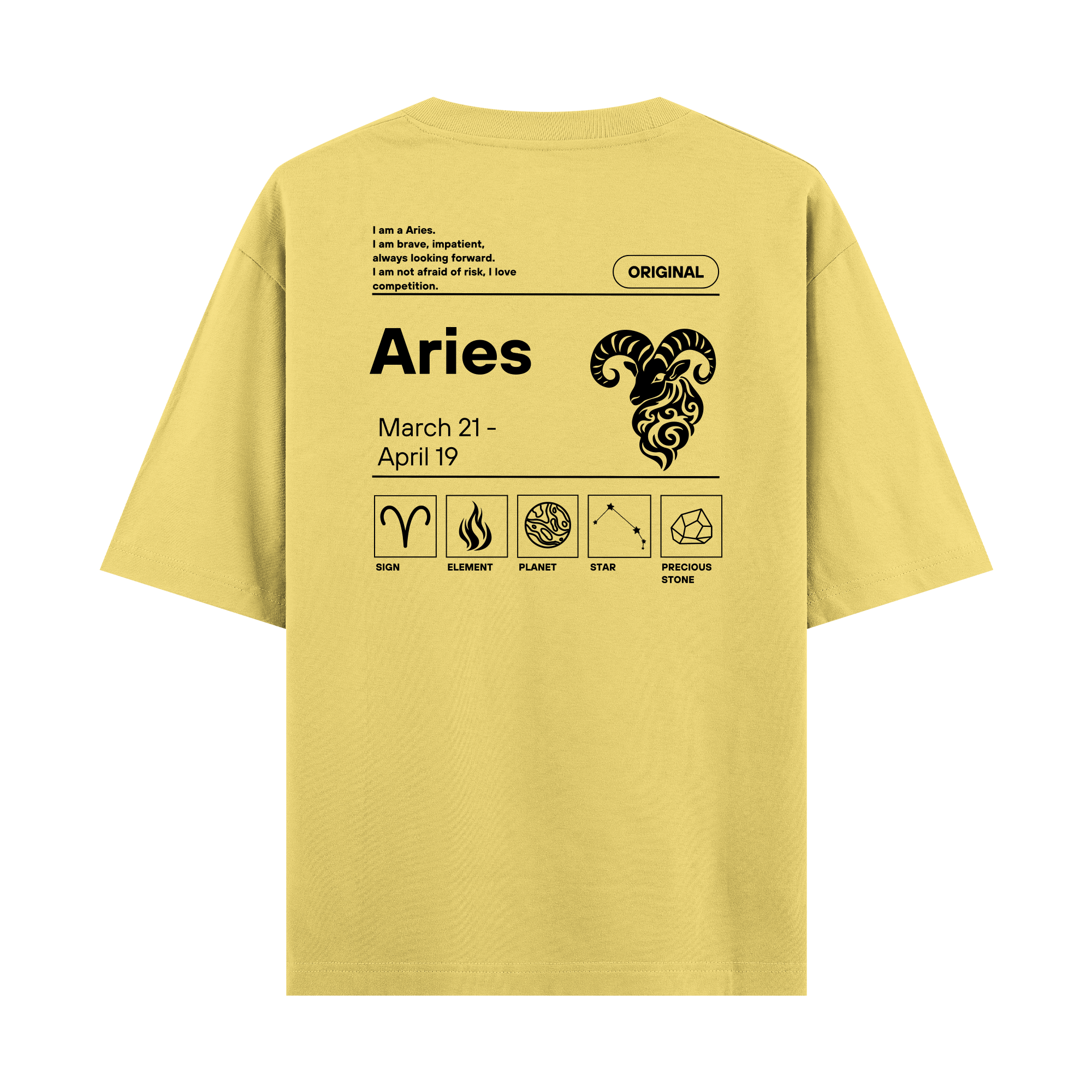 Aries - Oversize T-shirt