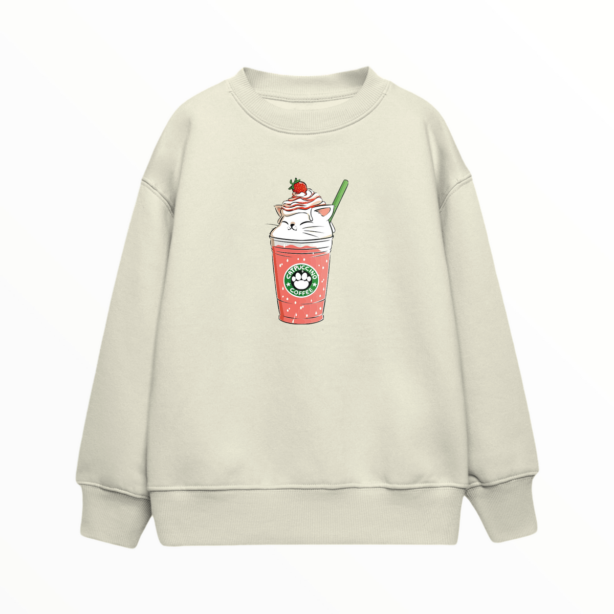 Catpuccino - Çocuk Sweatshirt